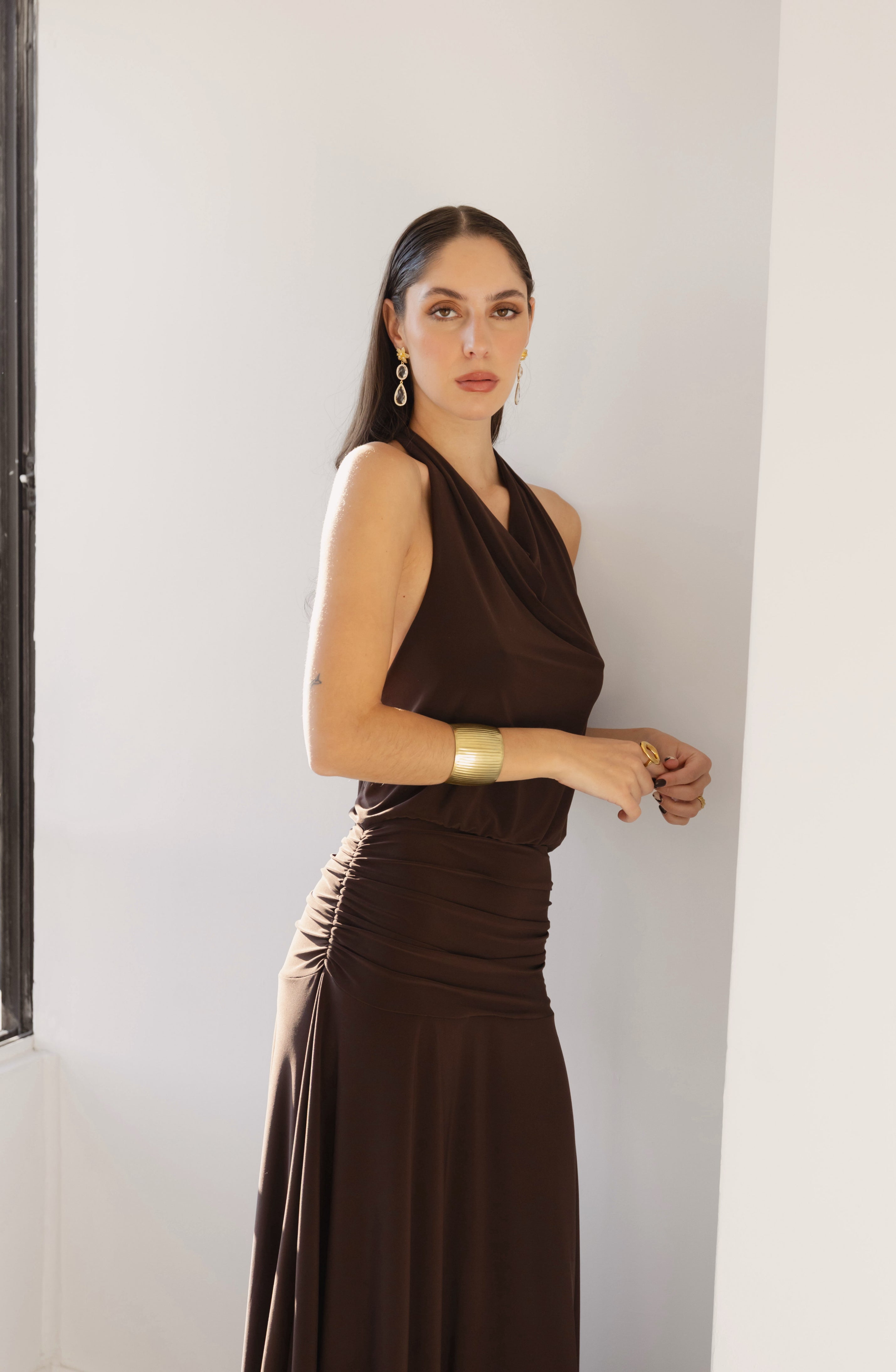 Vestido Fiesta Gala Mocca