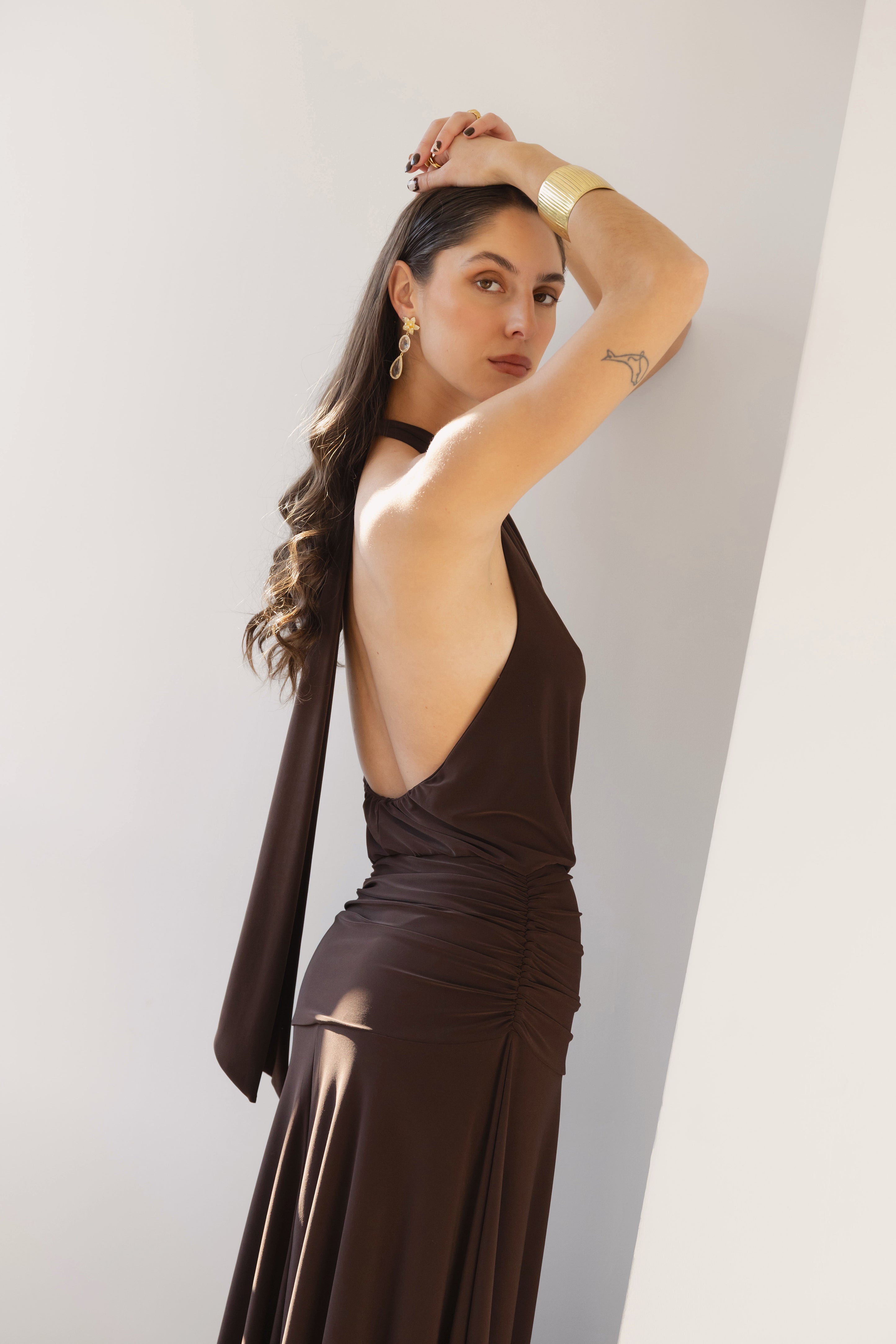 Vestido Fiesta Gala Mocca