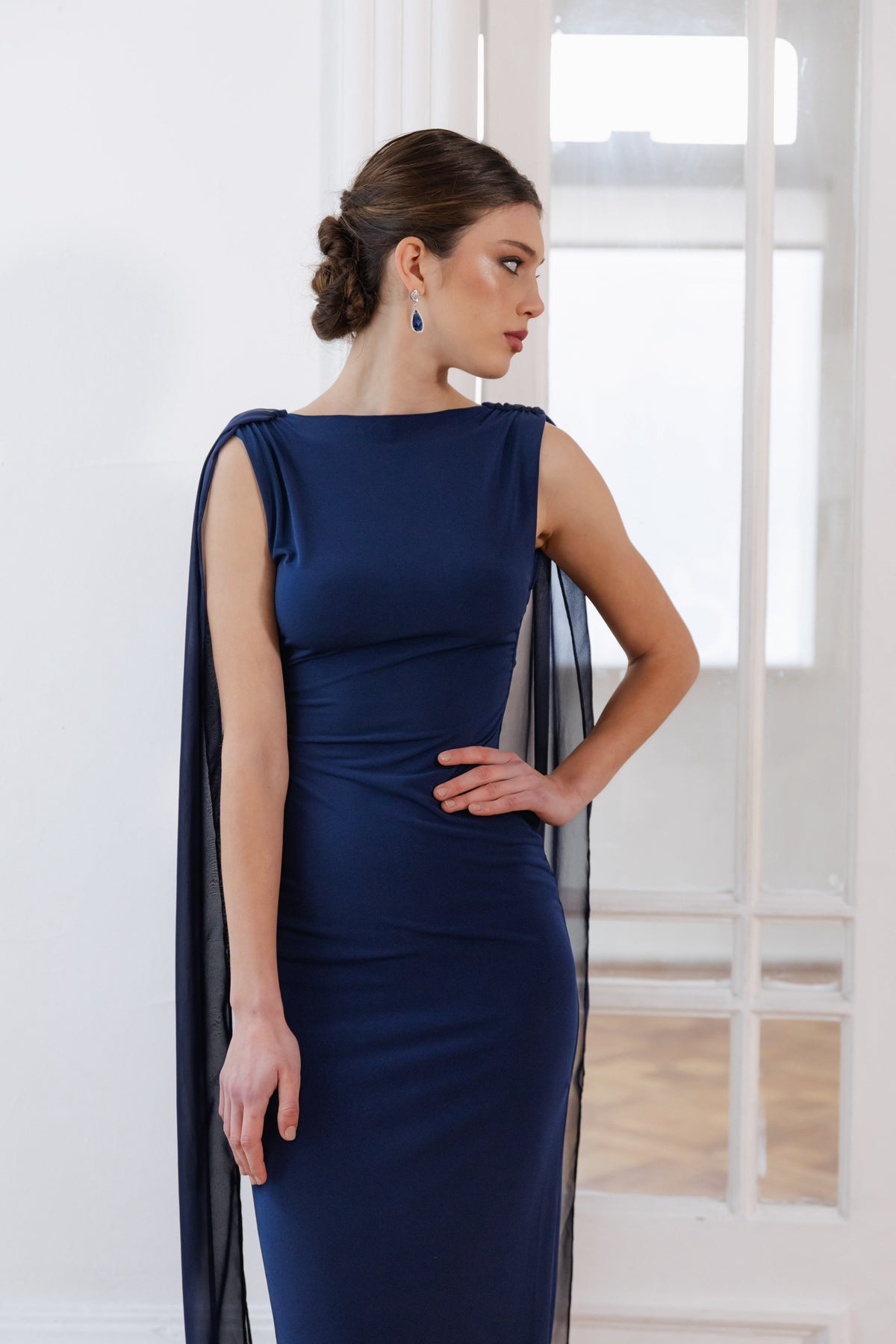 Vestido Fiesta Lilium Azul