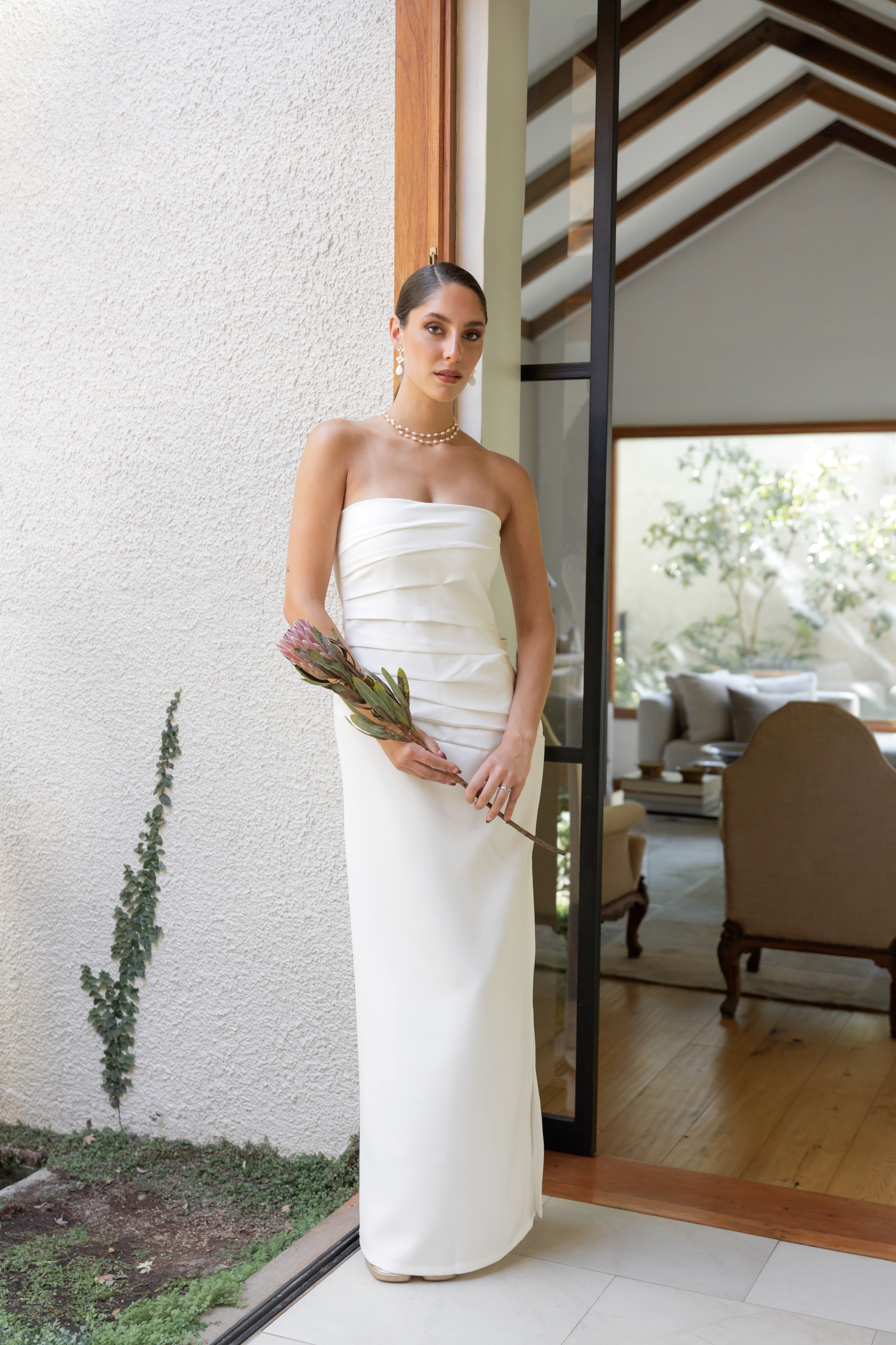 Vestido Fiesta Clarissa Blanco