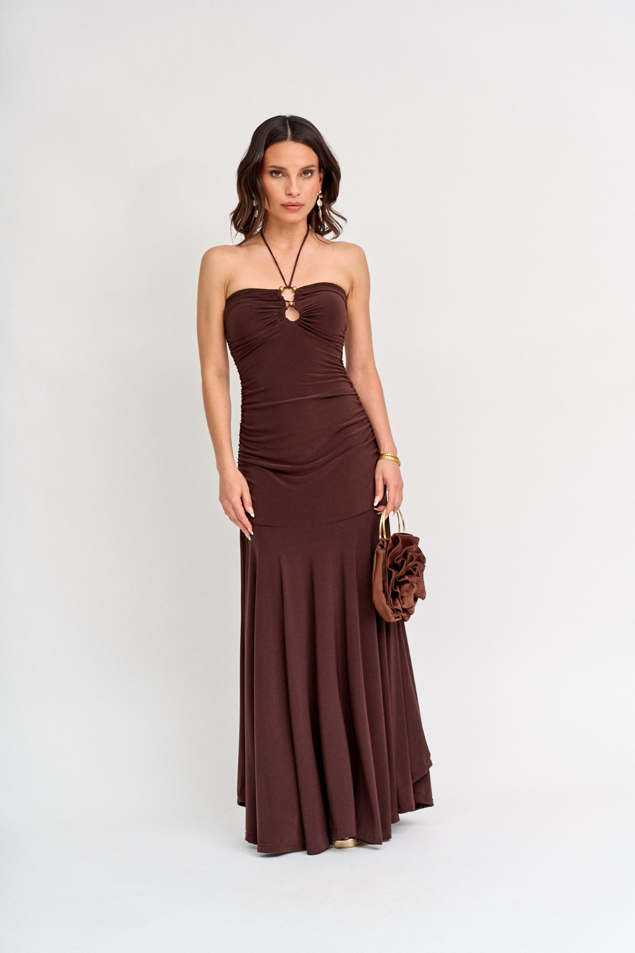 Vestido Noemí Mocca