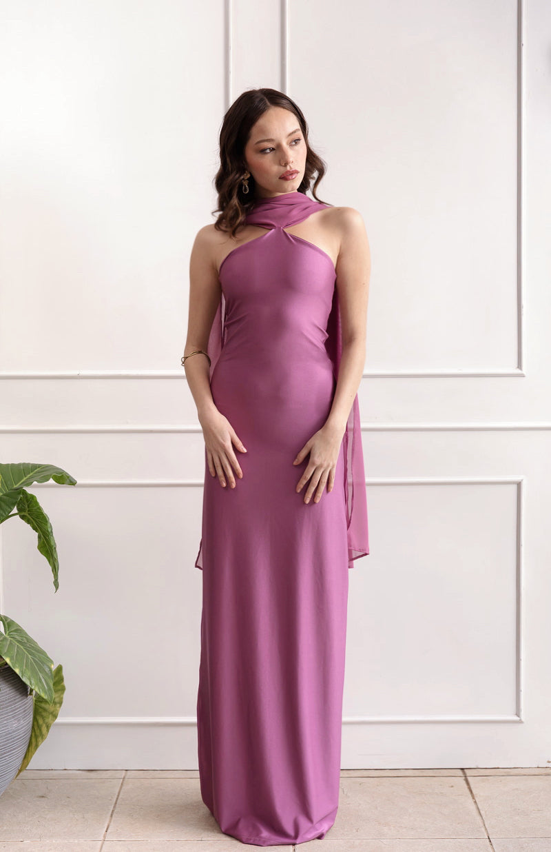 Vestido Fiesta Jazmín Rosado