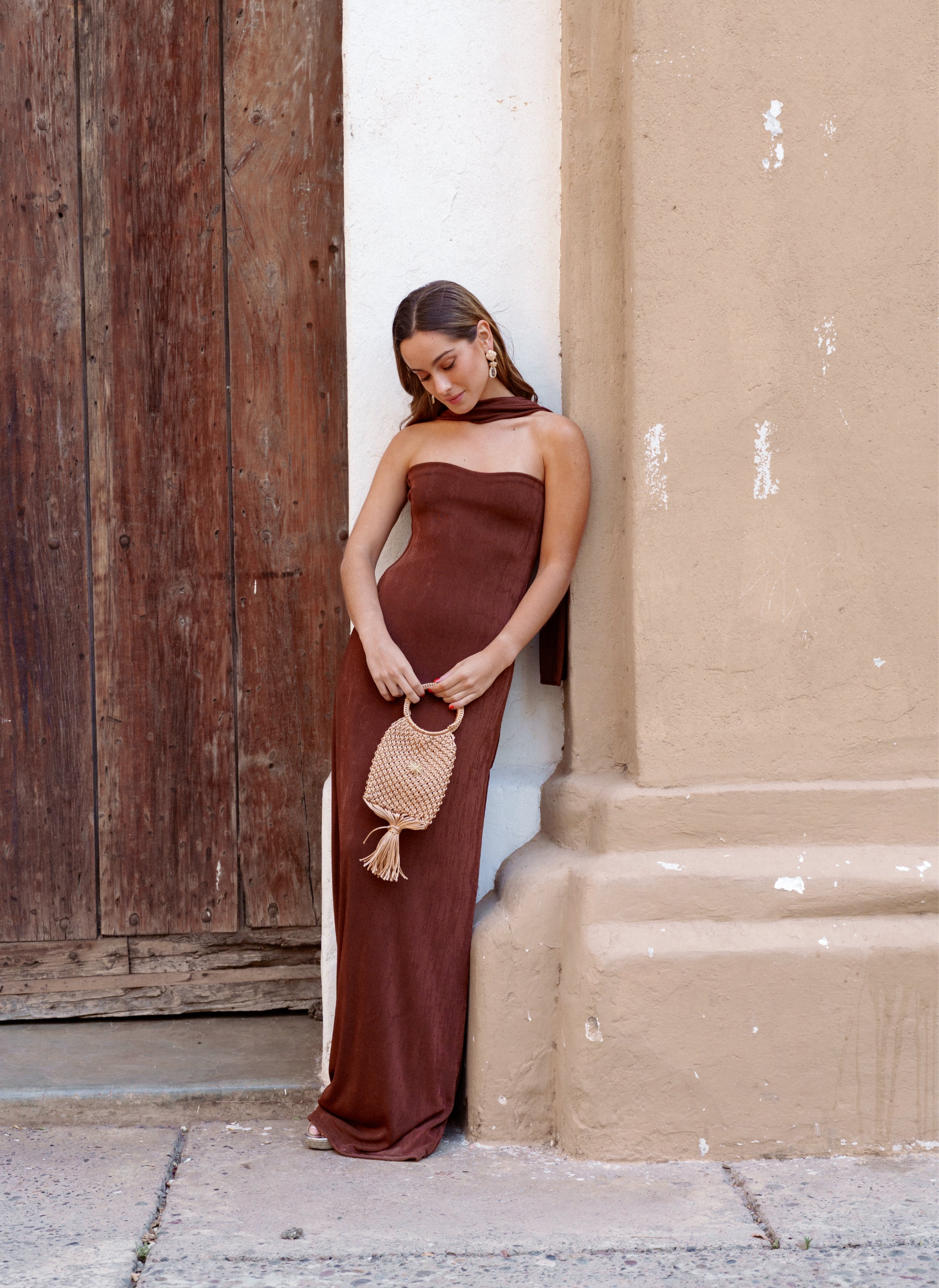Vestido Carlota Chocolate