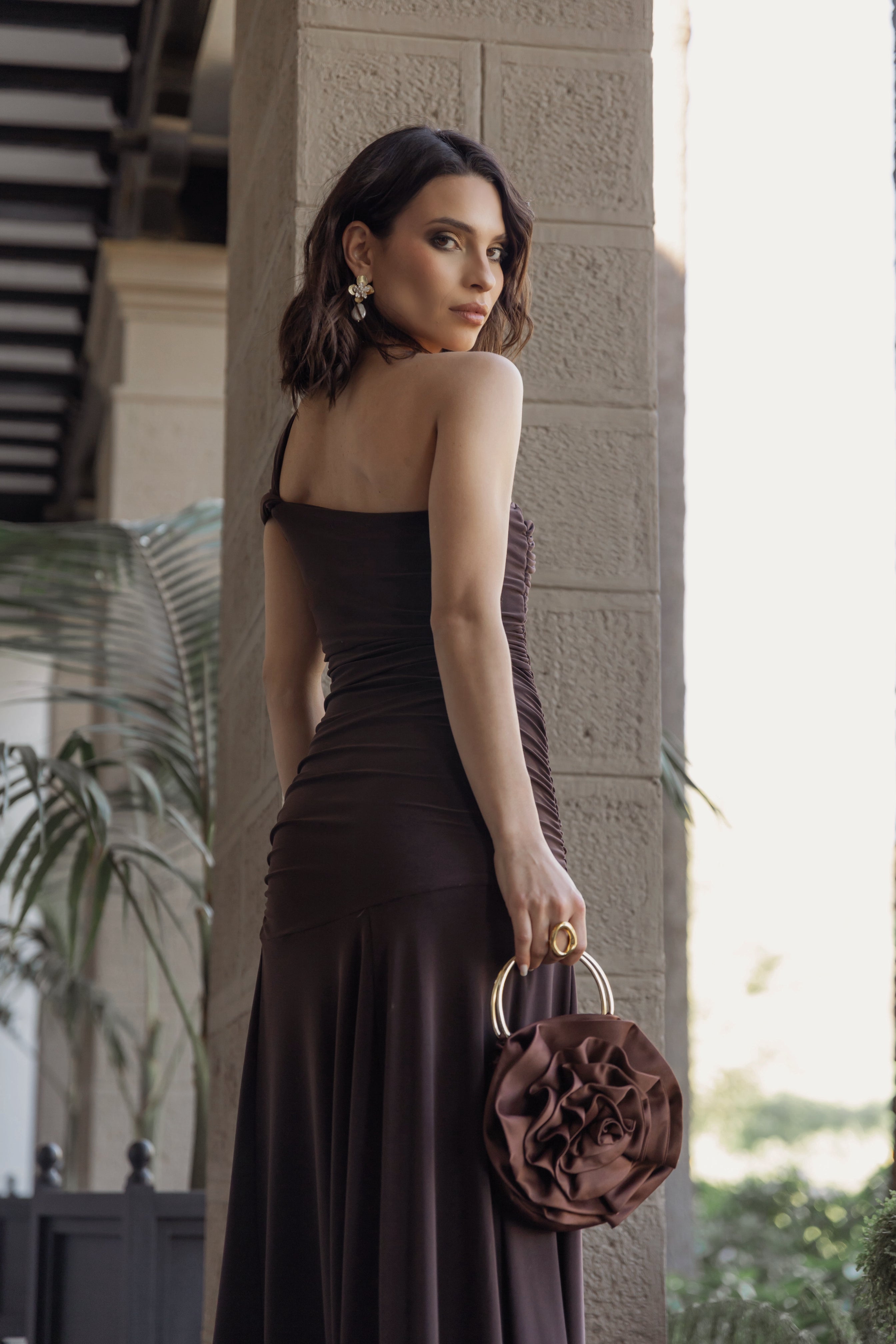 Cartera Blossom Mocca - Pre Venta