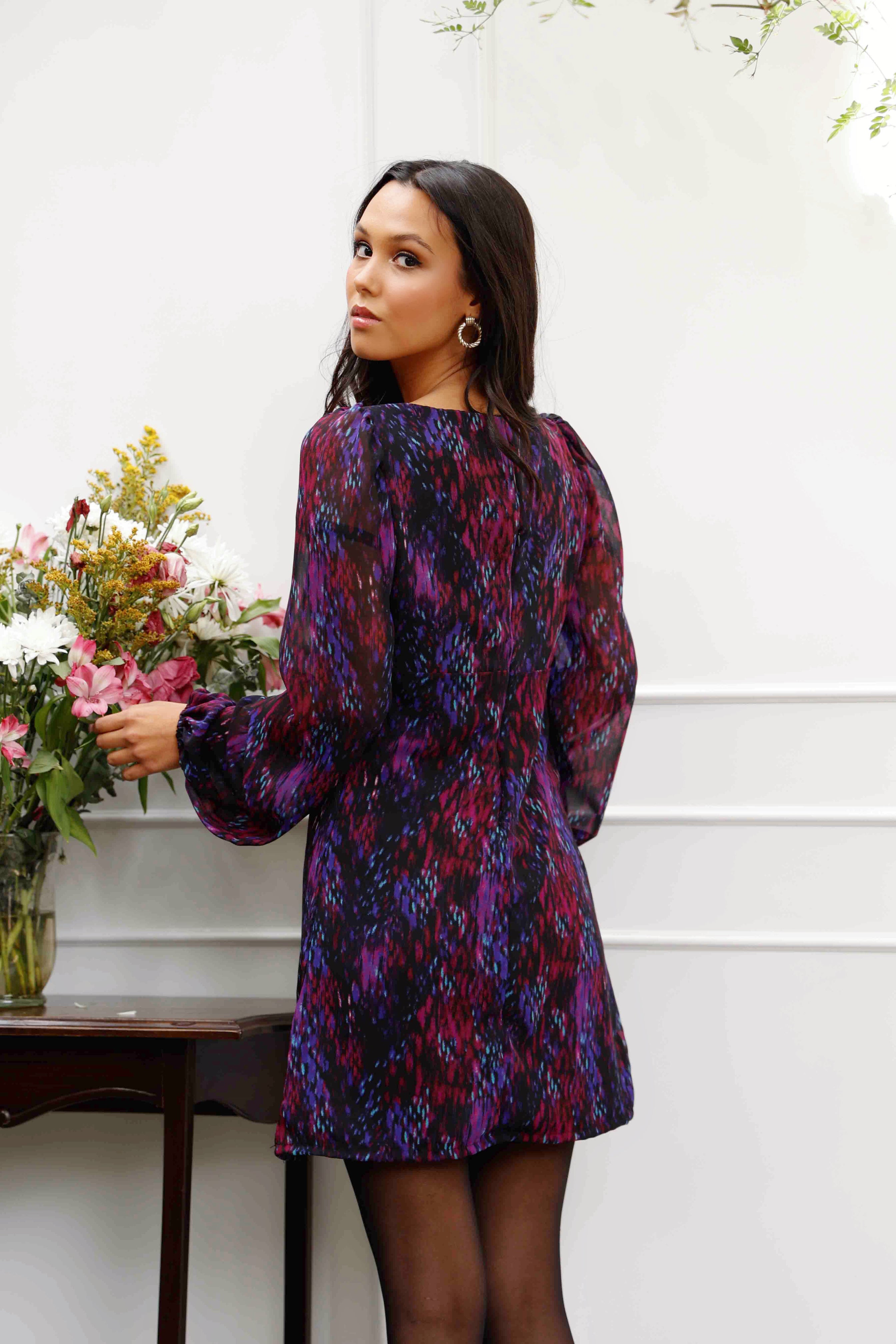 Vestido Ophira Morado