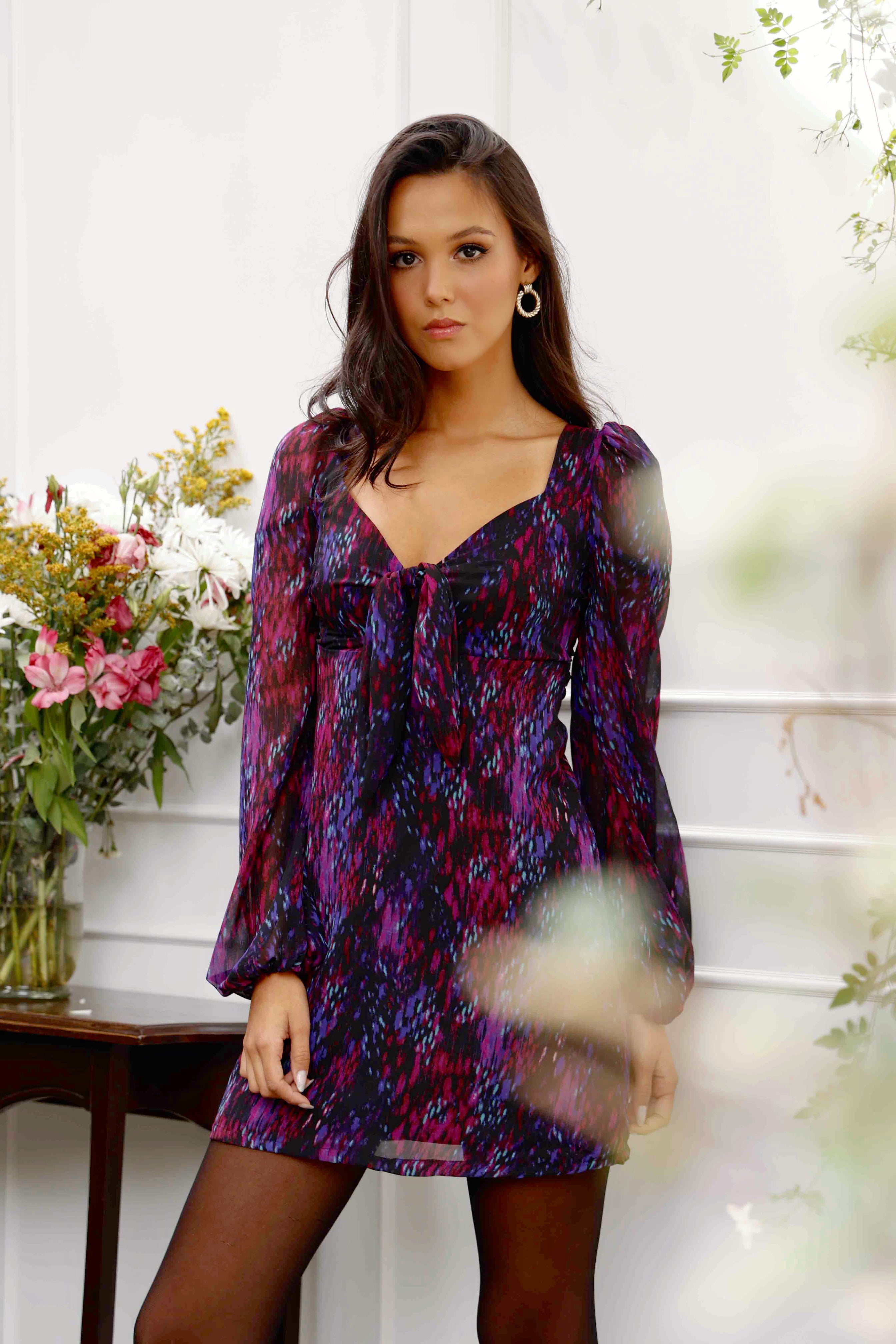 Vestido Ophira Morado