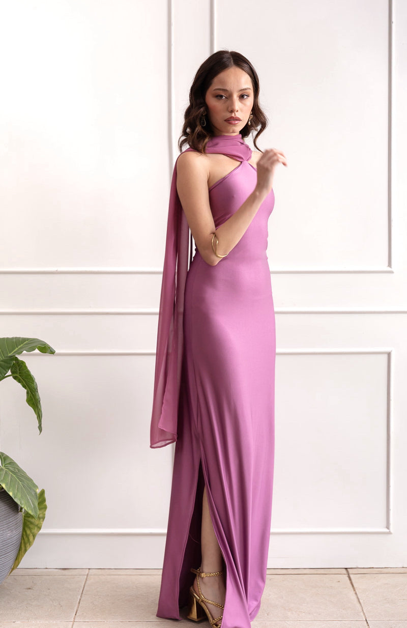Vestido Fiesta Jazmín Rosado