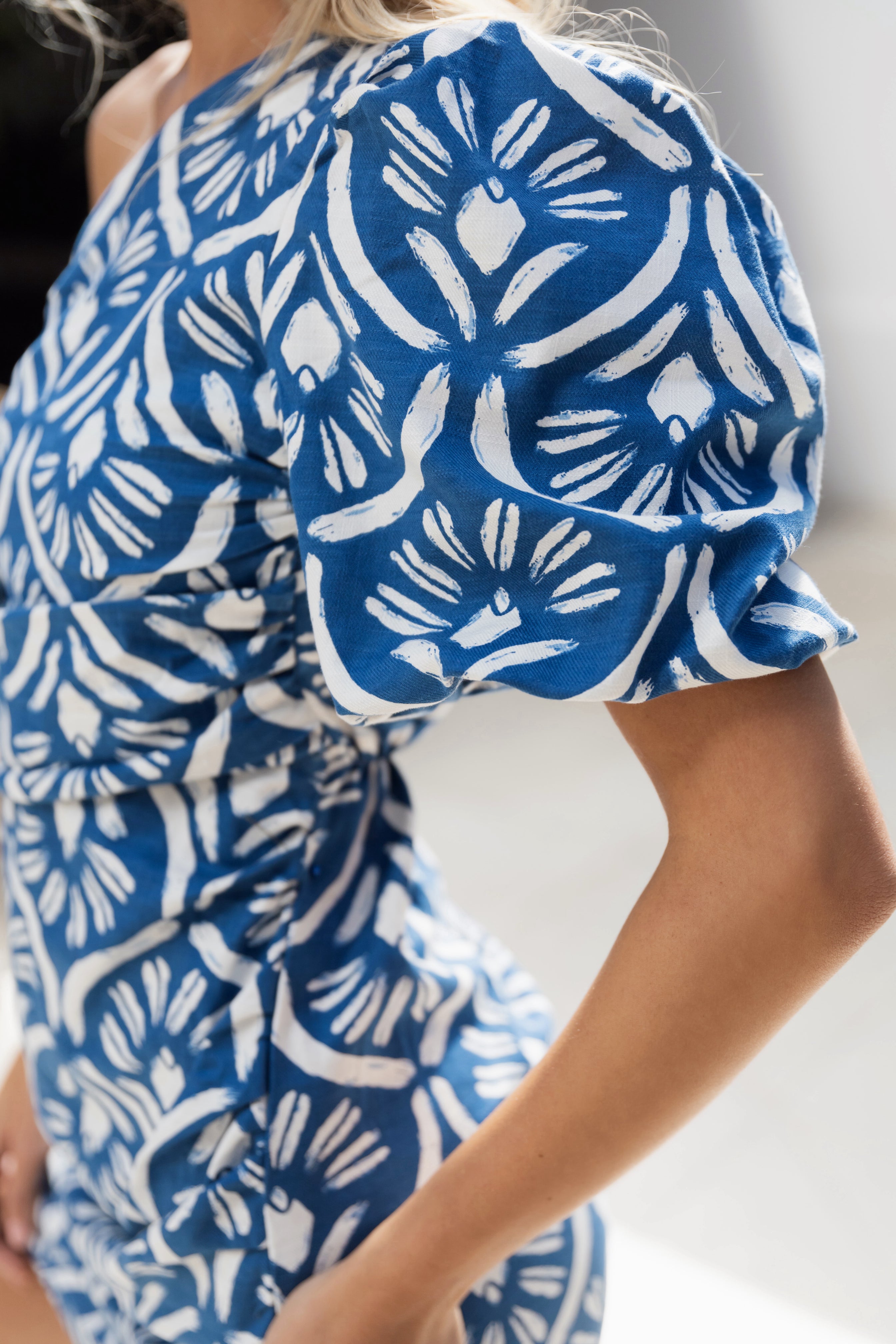Vestido Alyssa Azul Print