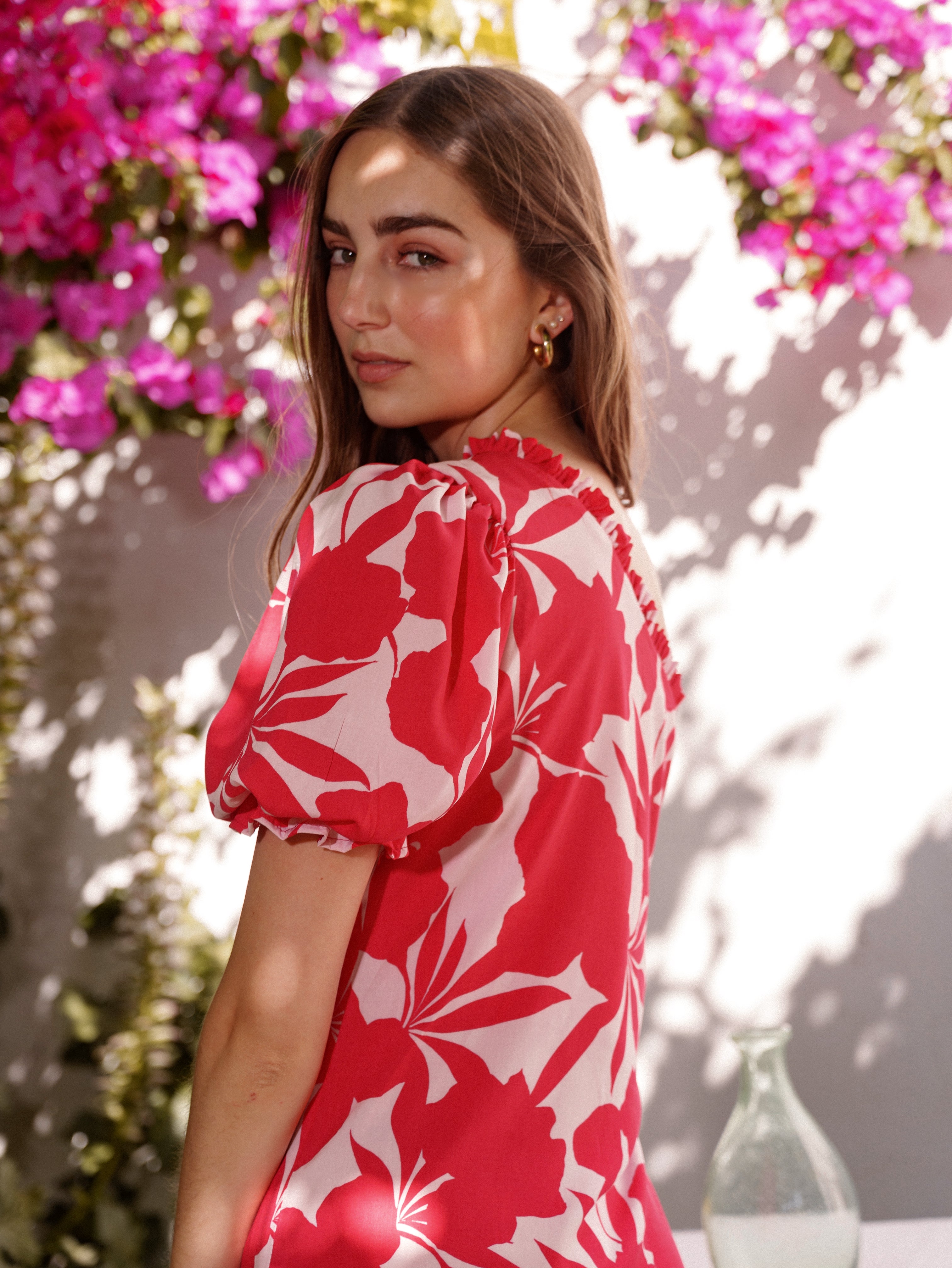 Vestido Gigi Fucsia Print