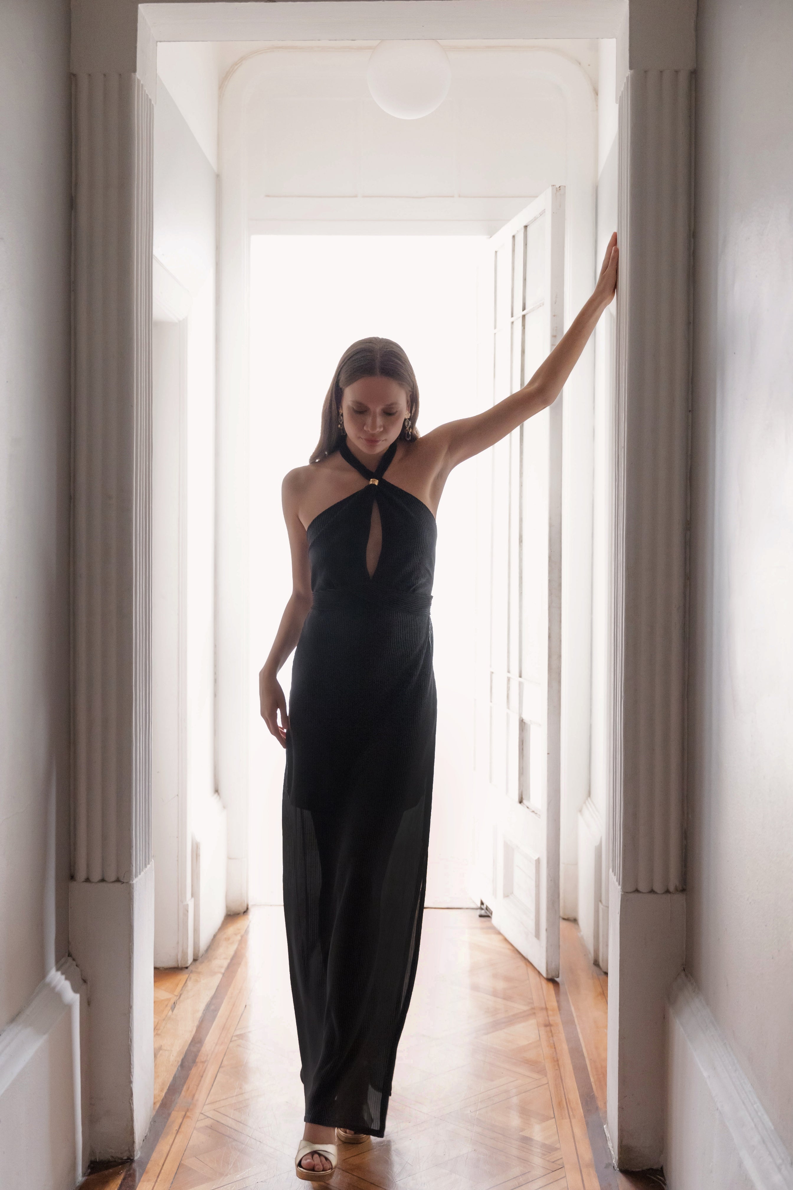 Vestido Esmeralda Negro