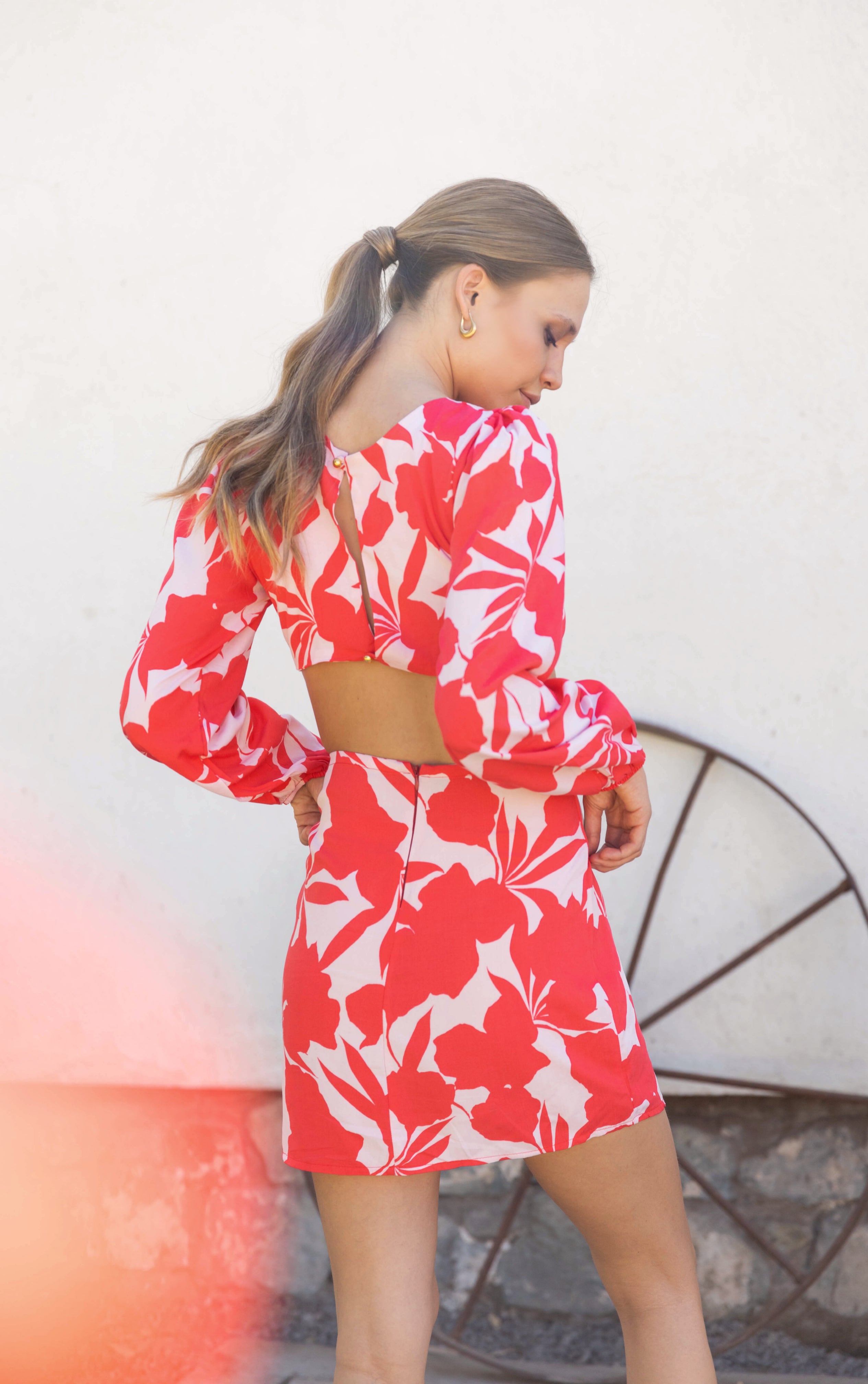 Vestido Anine Fucsia Print
