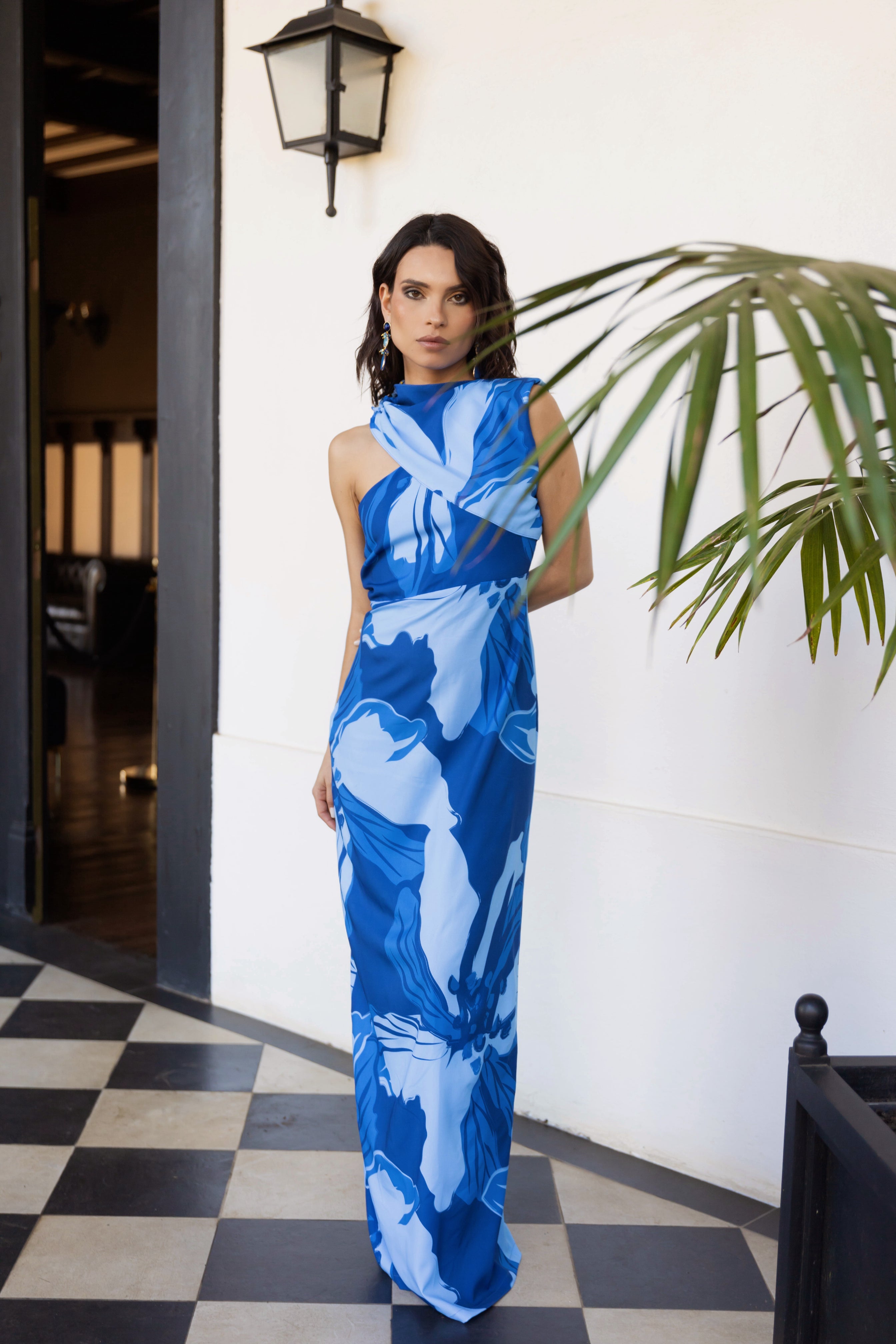 Vestido Siara Azul Print - Edición Limitada