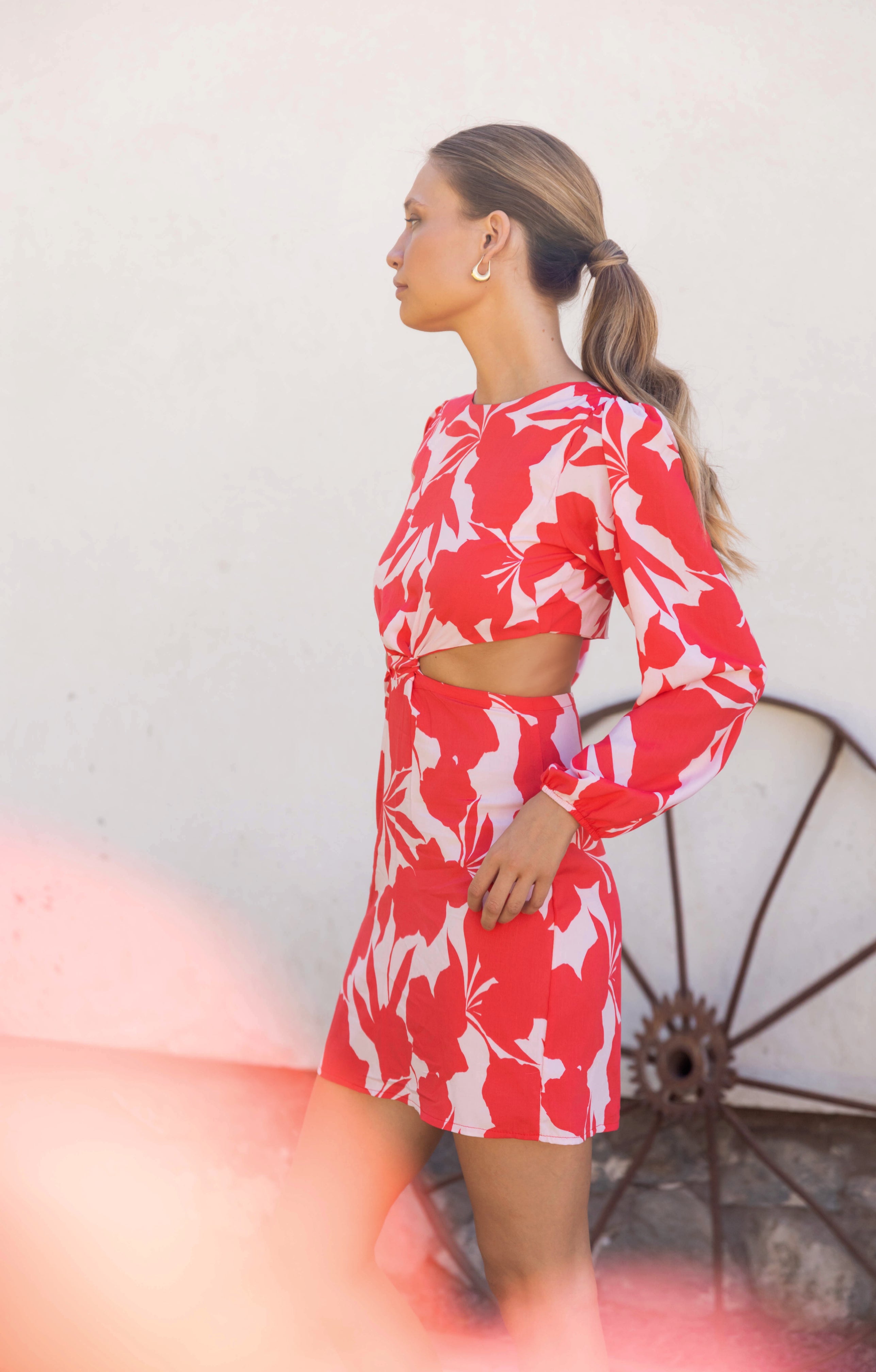 Vestido Anine Fucsia Print