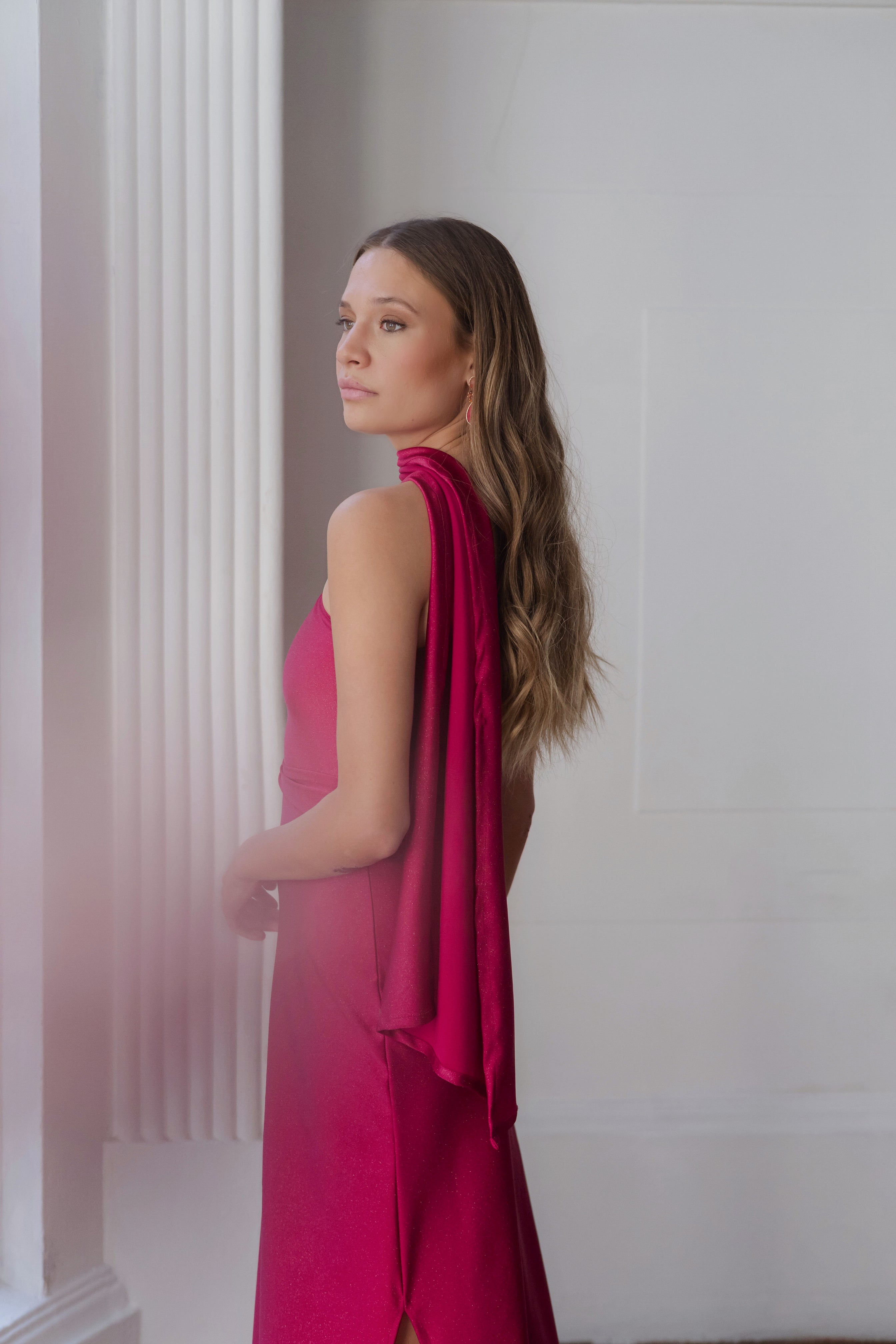 Vestido Alessandra Fucsia