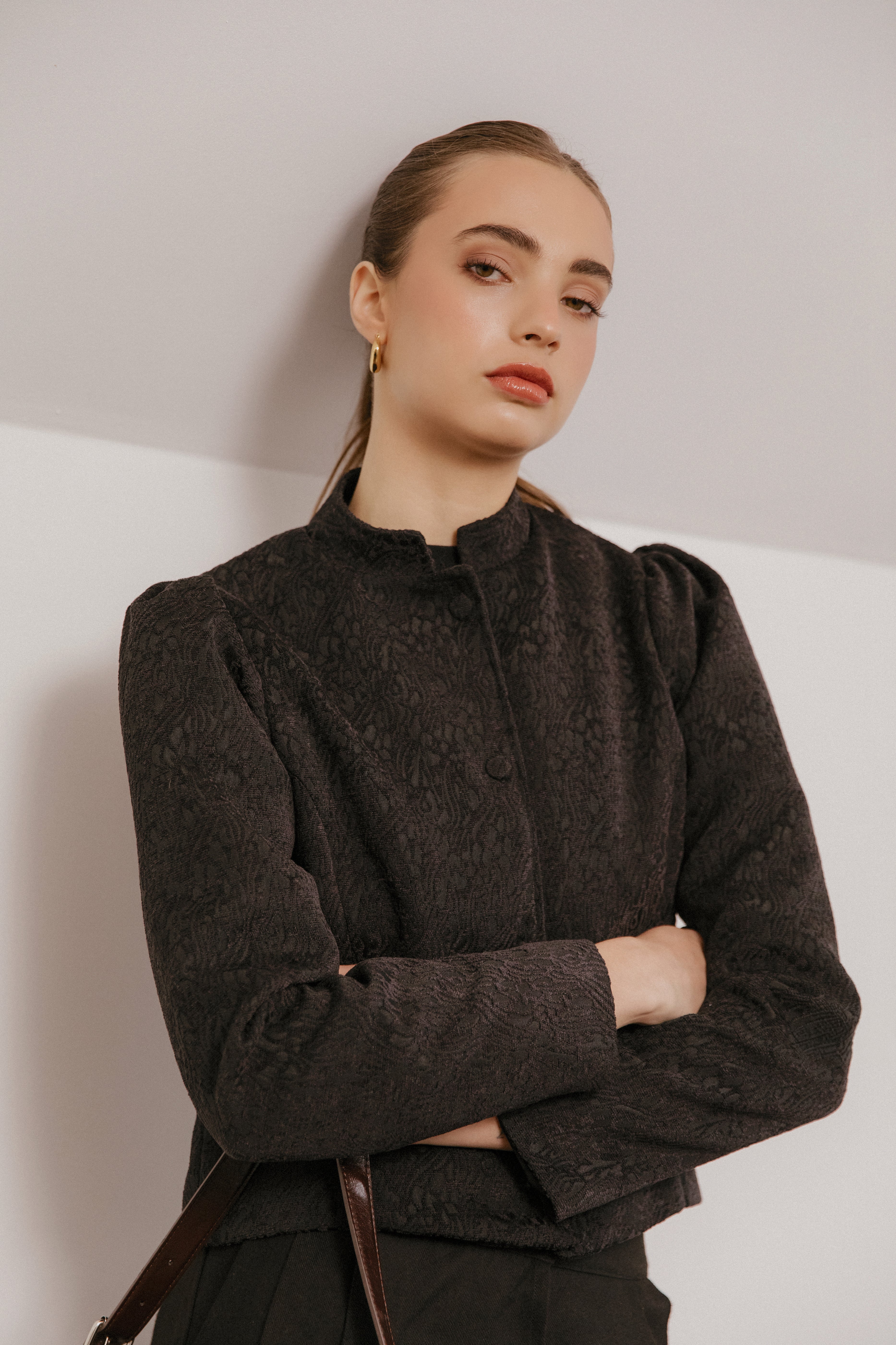Chaqueta Elegante Allure Negro