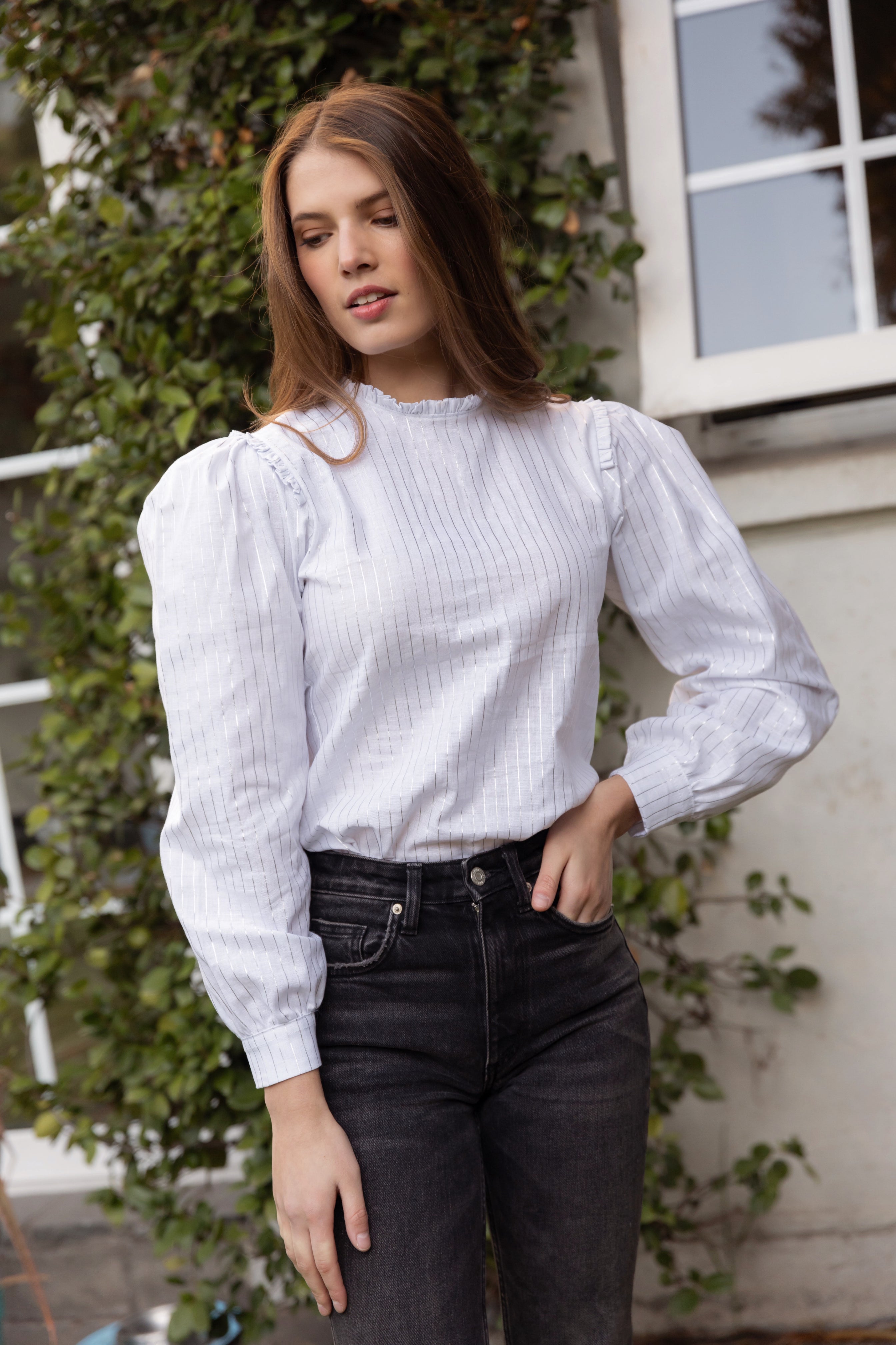 Top Eloise Blanco