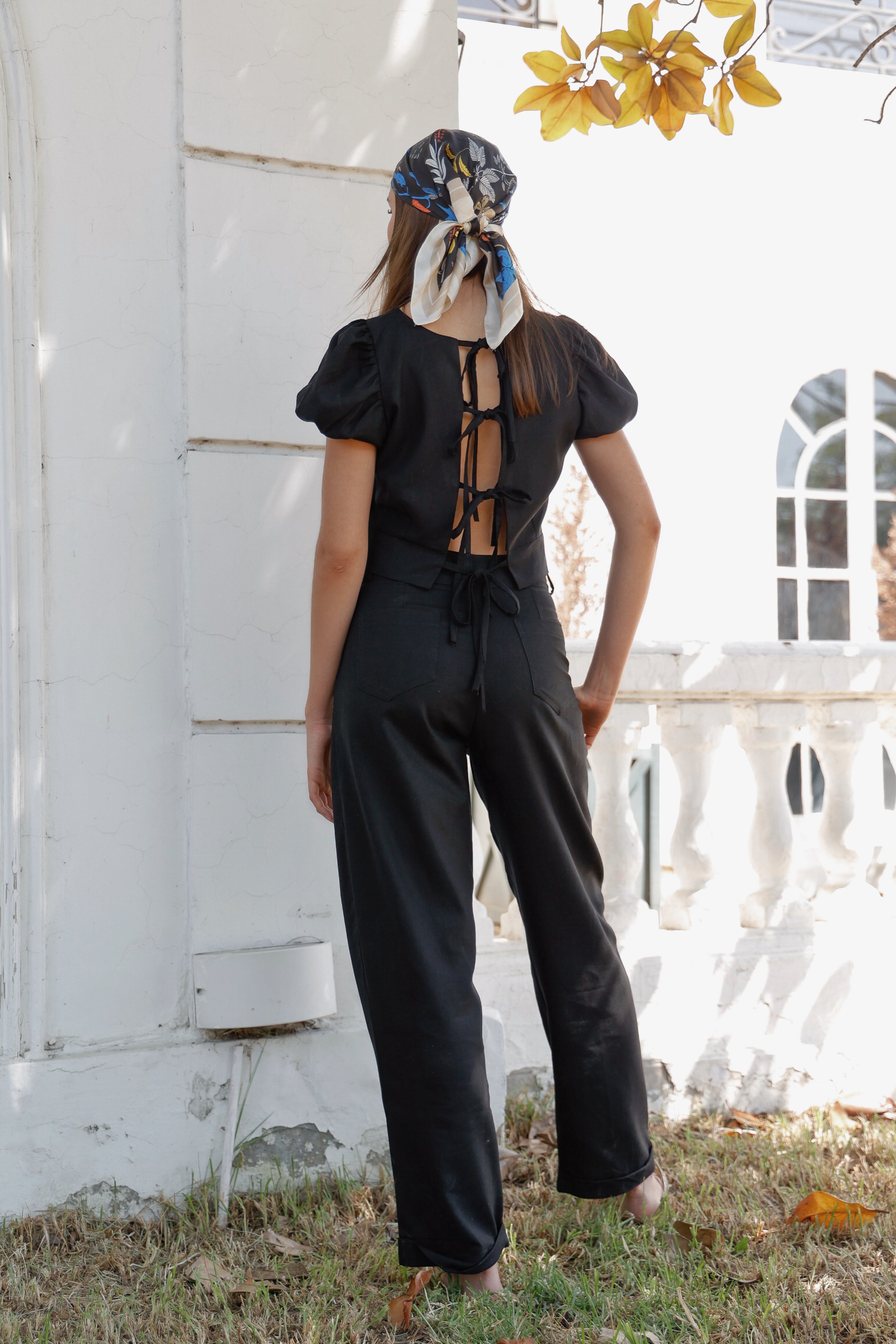 Top Lorenza Negro