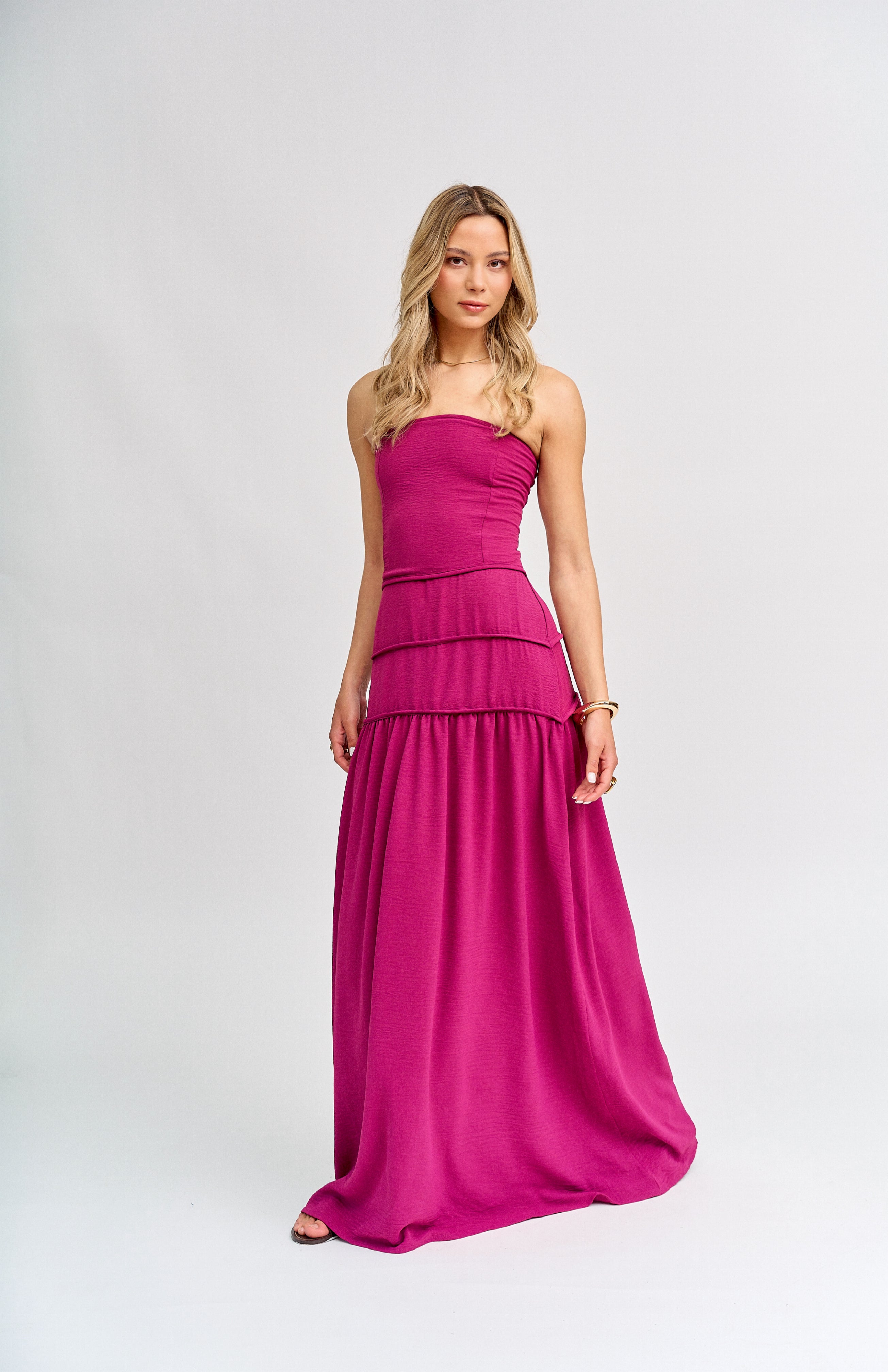 Vestido Clara Magenta