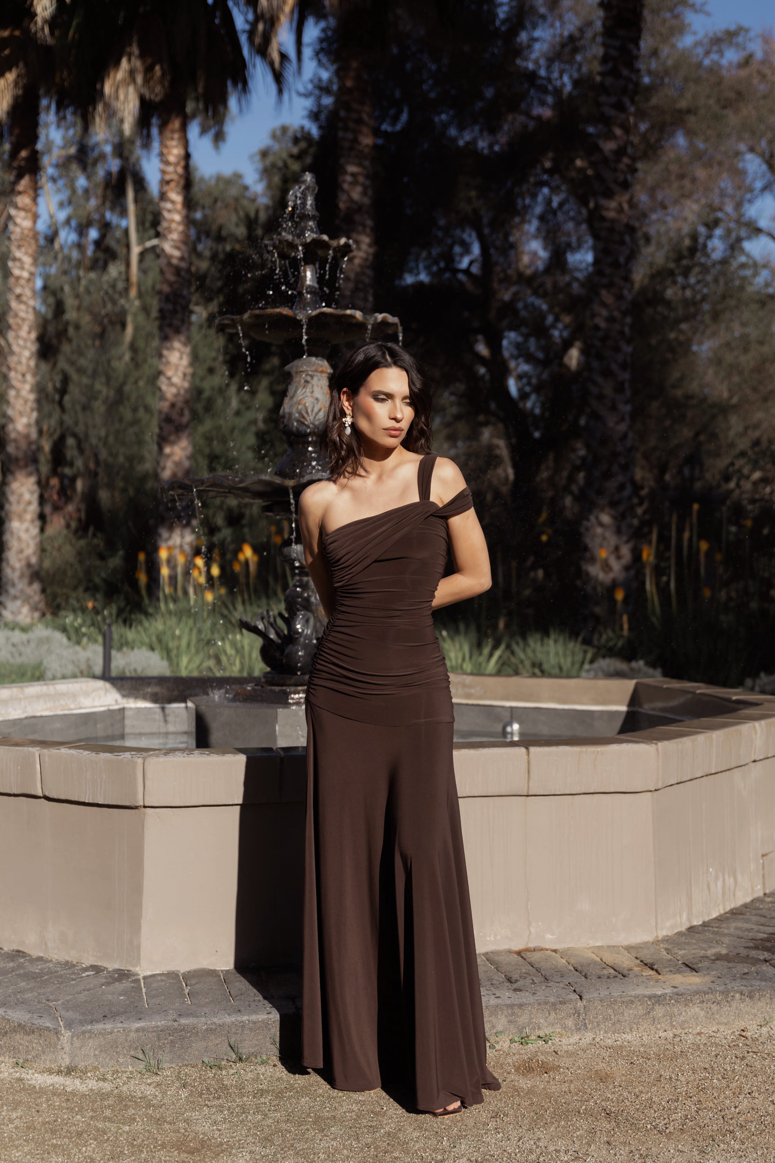 Vestido Camille Mocca
