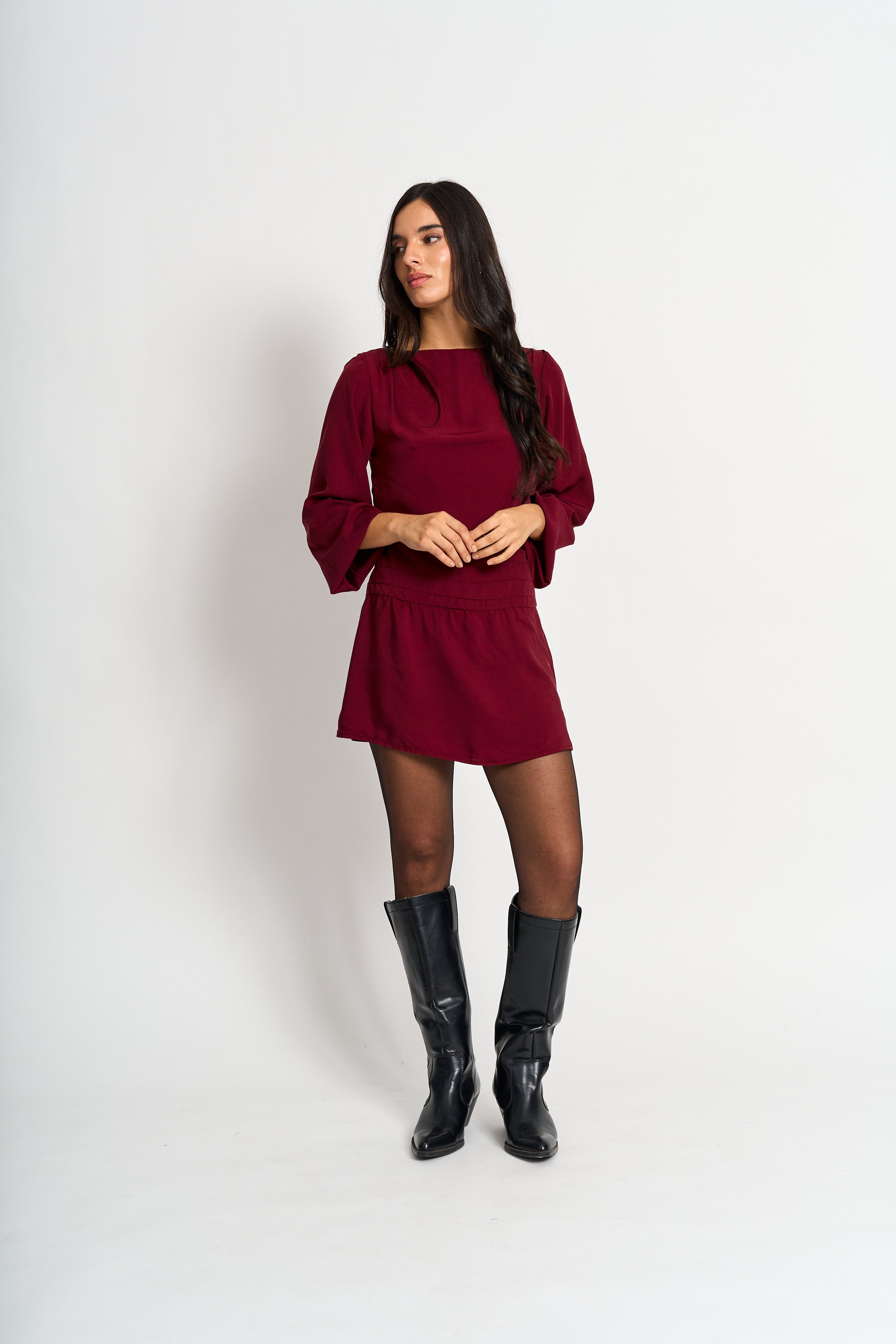Vestido Janine Burdeo