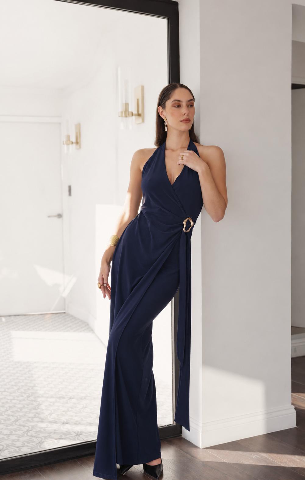 Vestido Fiesta Nina Azul