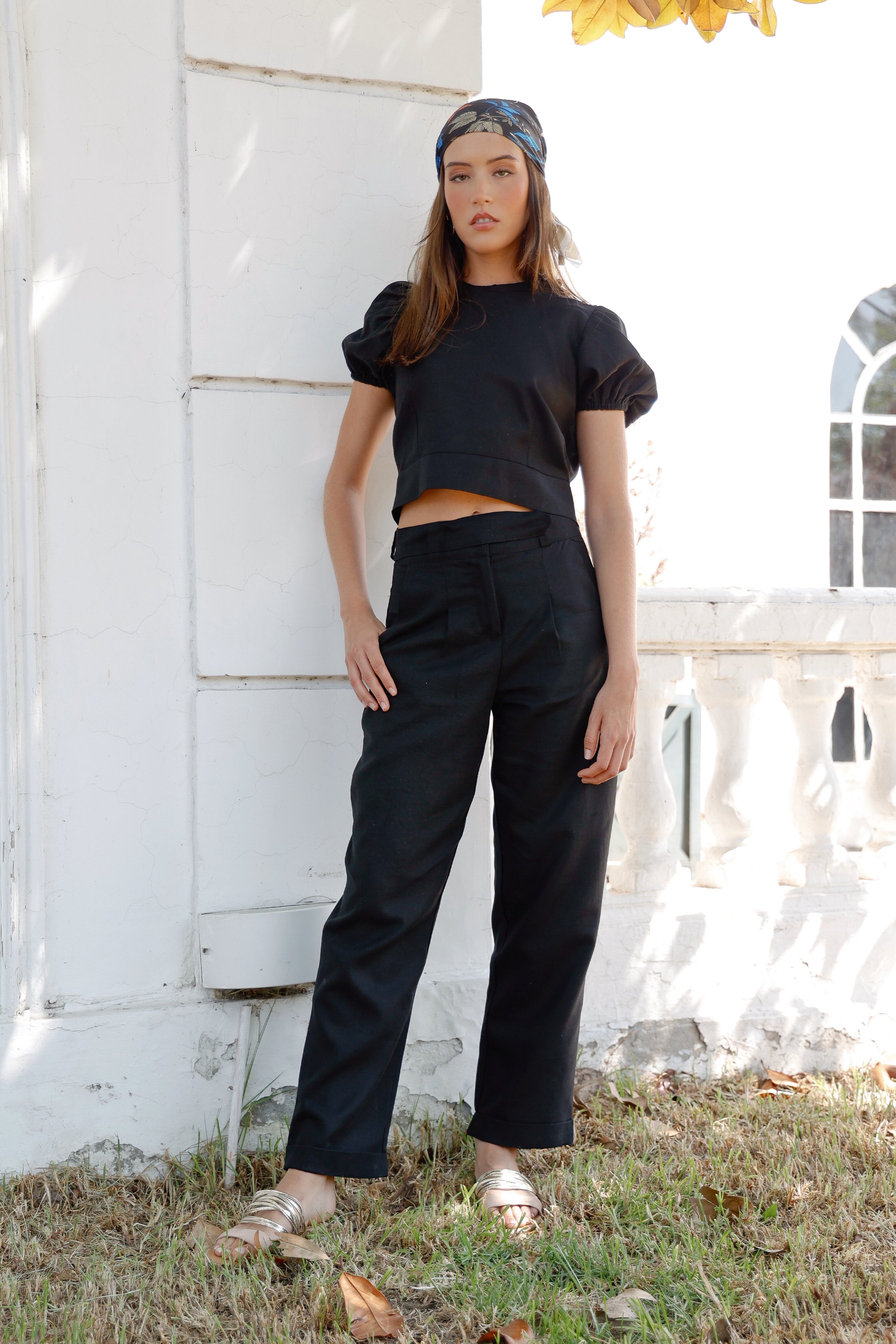 Top Lorenza Negro