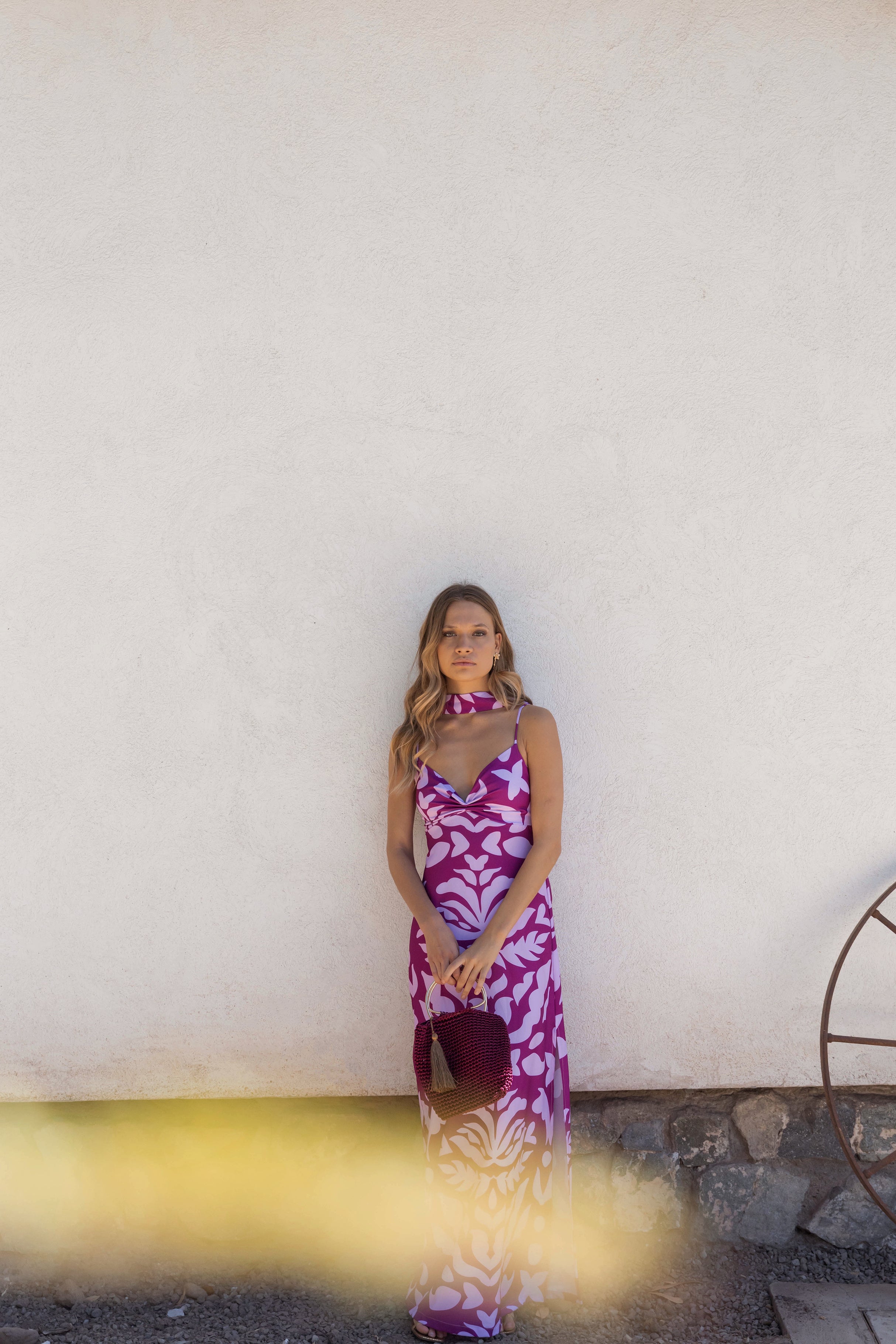 Vestido Alba Purple Print- Edición Limitada Exclusivo Online