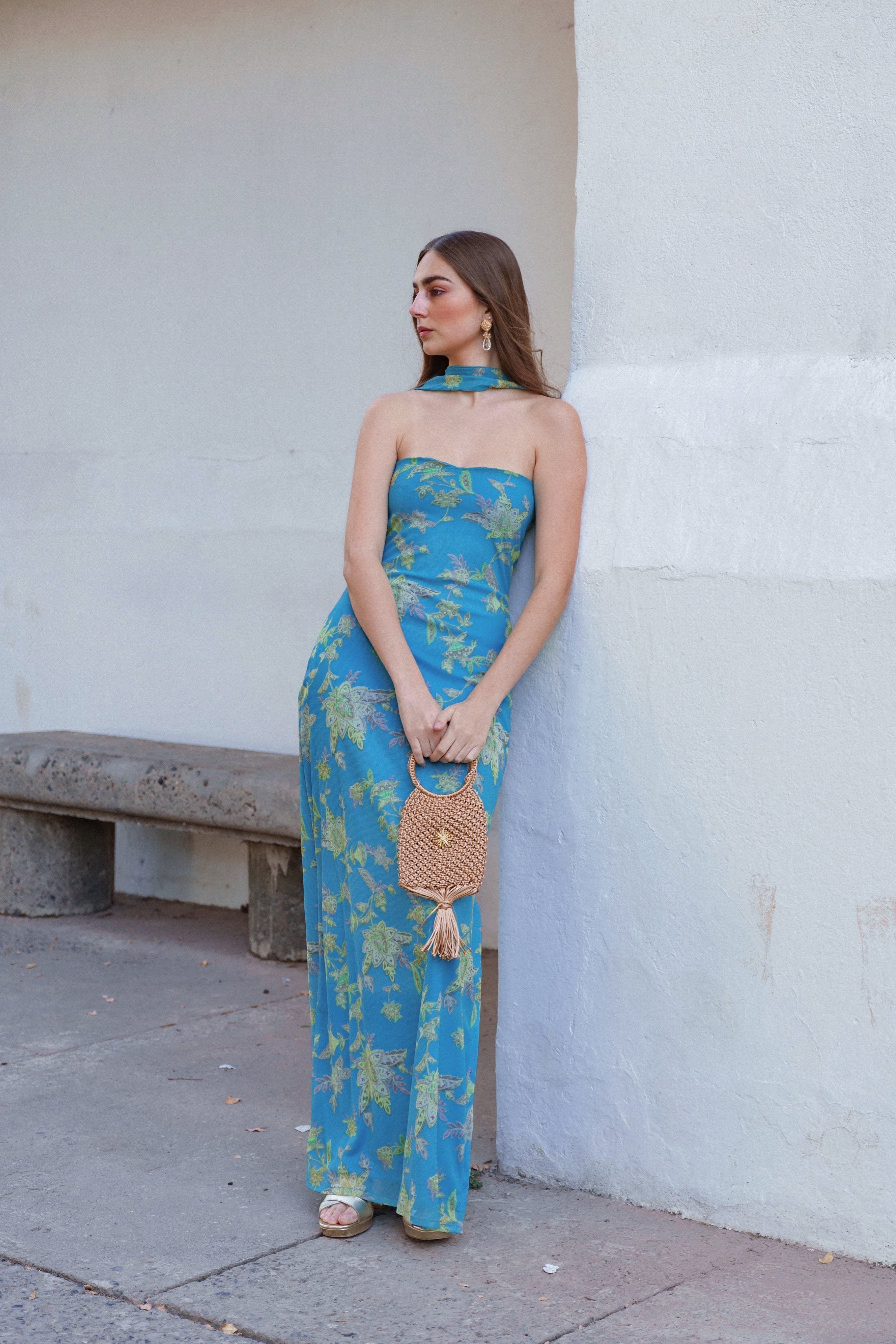 Vestido Carlota Turquesa - Venta Final