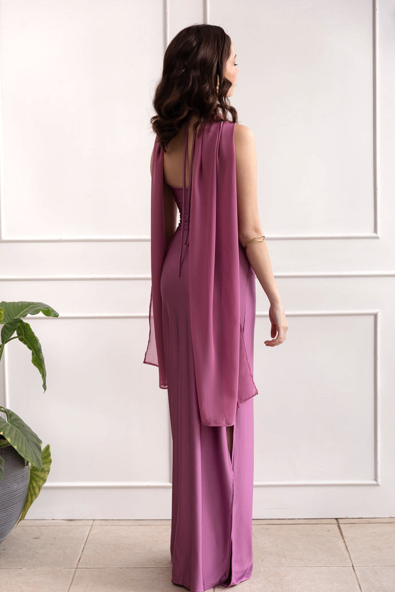 Vestido Fiesta Jazmín Rosado