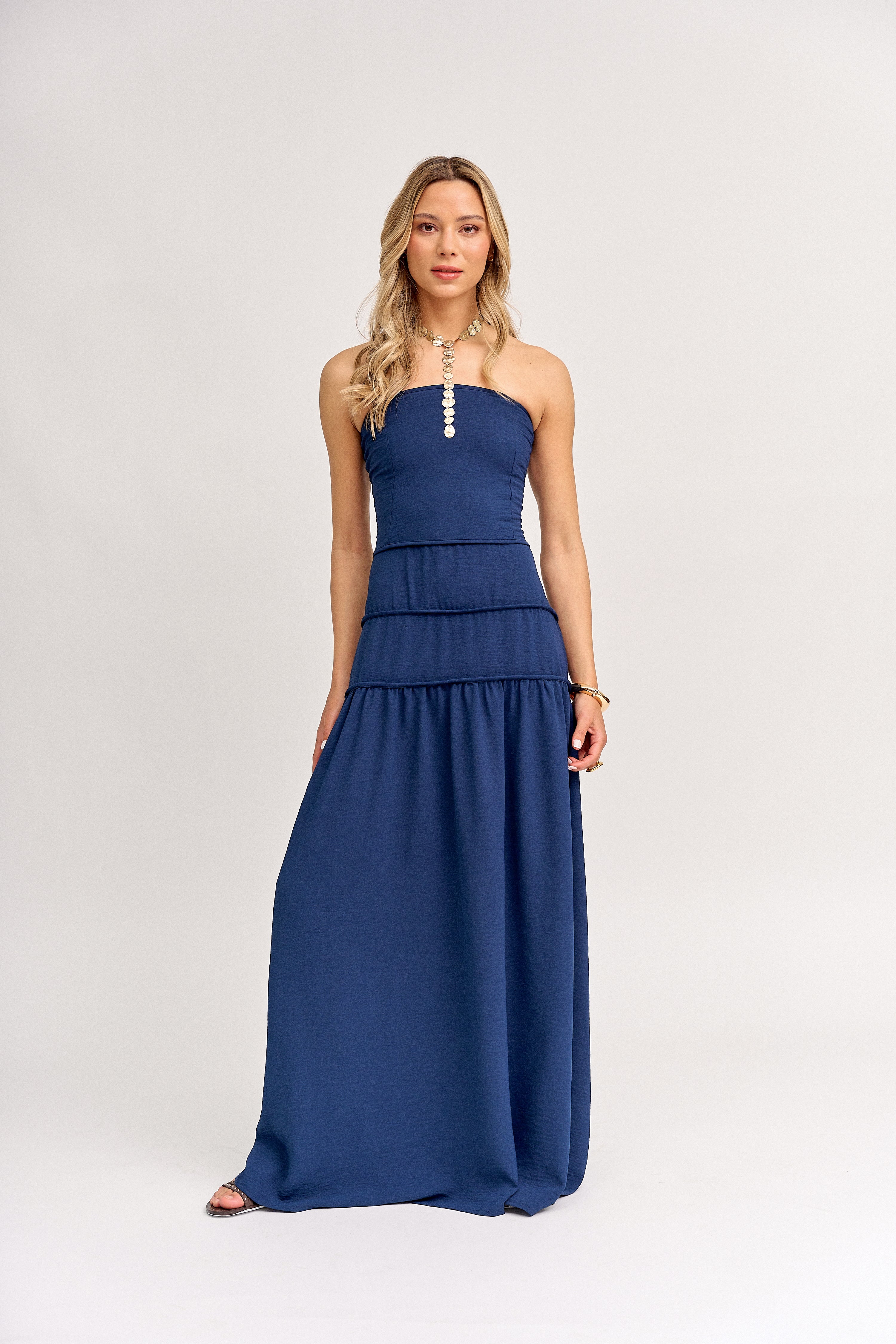 Vestido Clara Azul