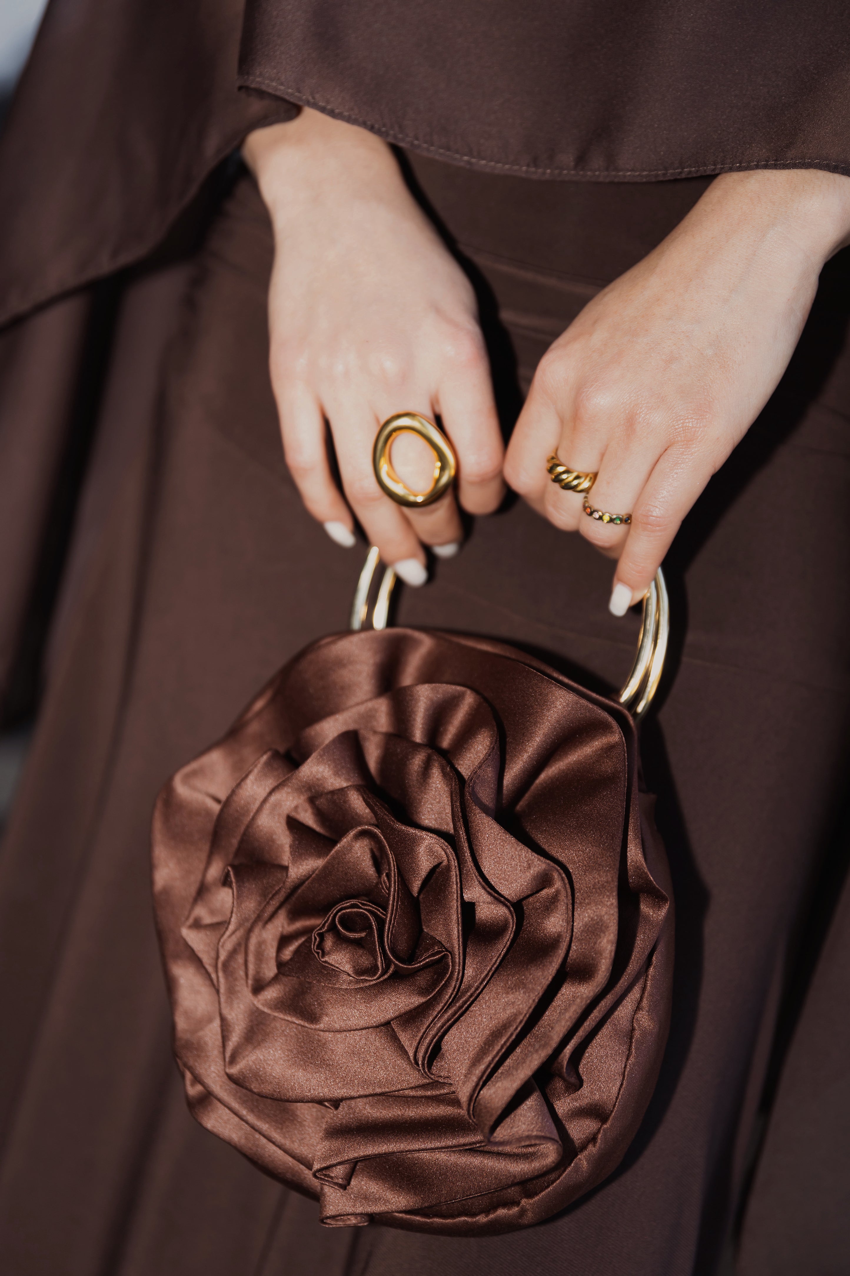 Cartera Blossom Mocca - Pre Venta