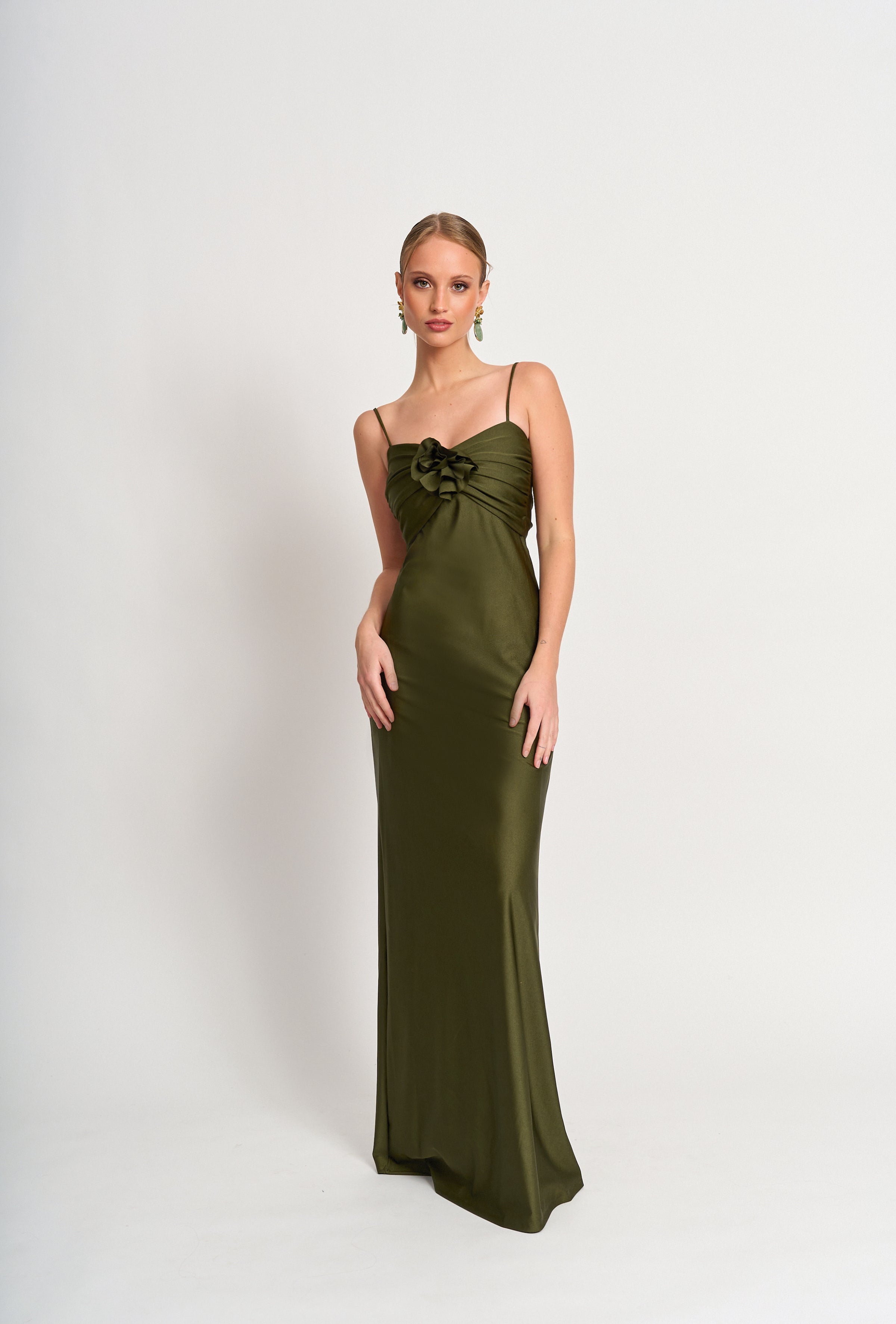 Vestido Fiesta Tribecca Oliva