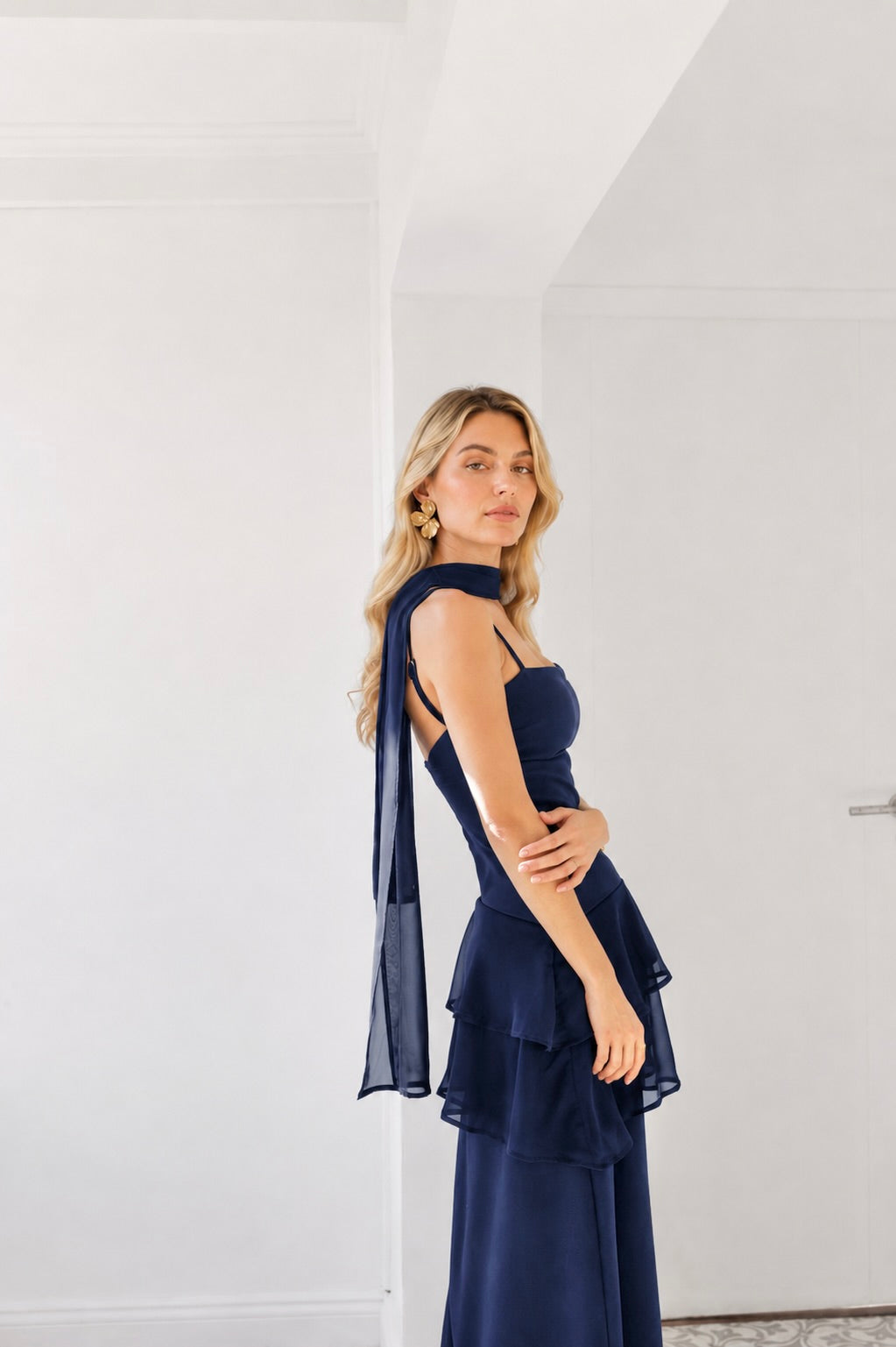 Vestido Fiesta Caetana Azul