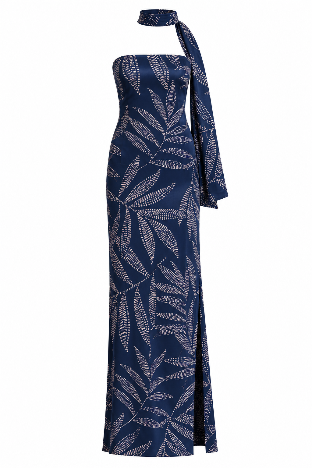 Vestido Fiesta Carlota Azul Print