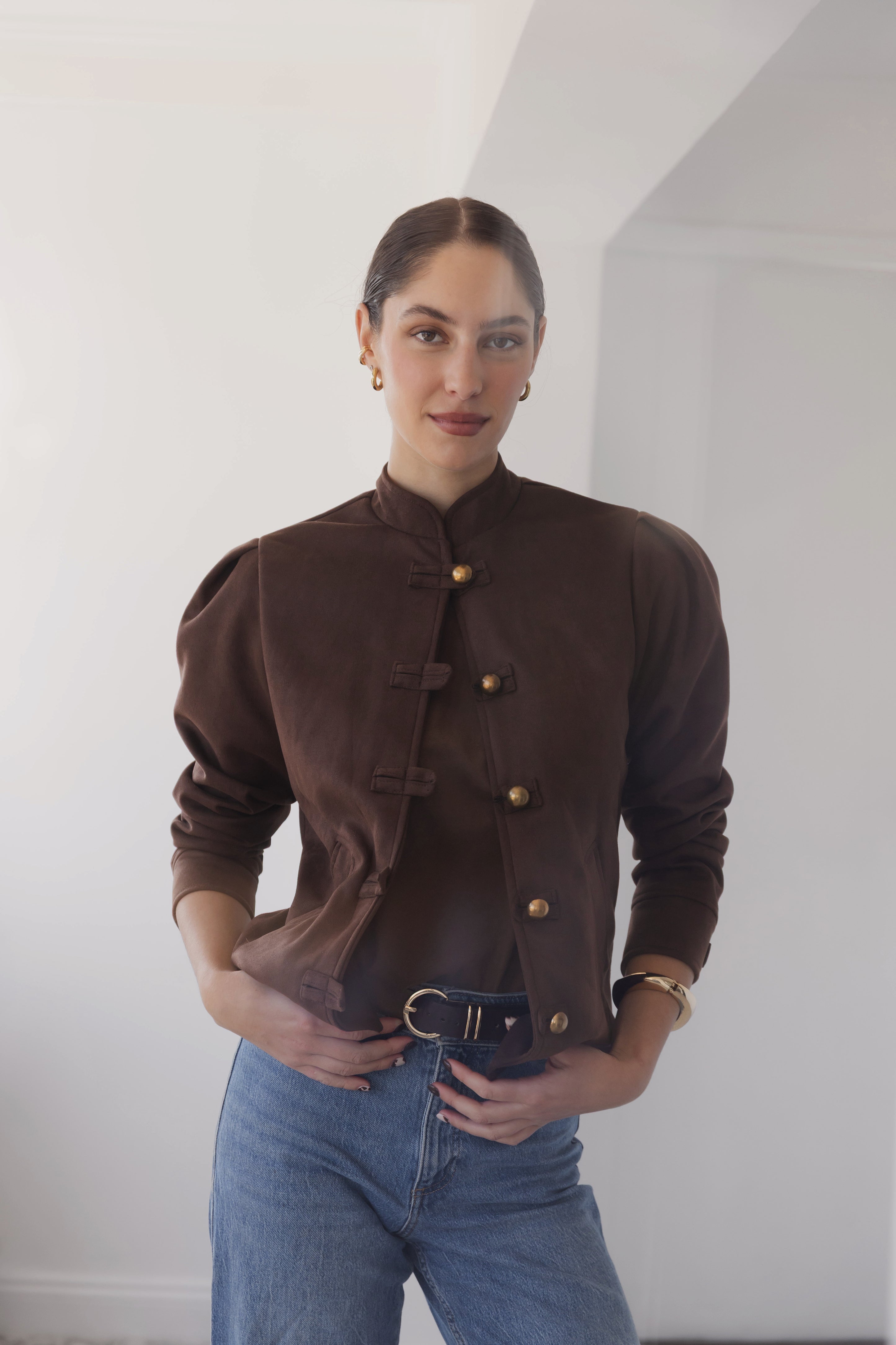 Chaqueta Akane Chocolate
