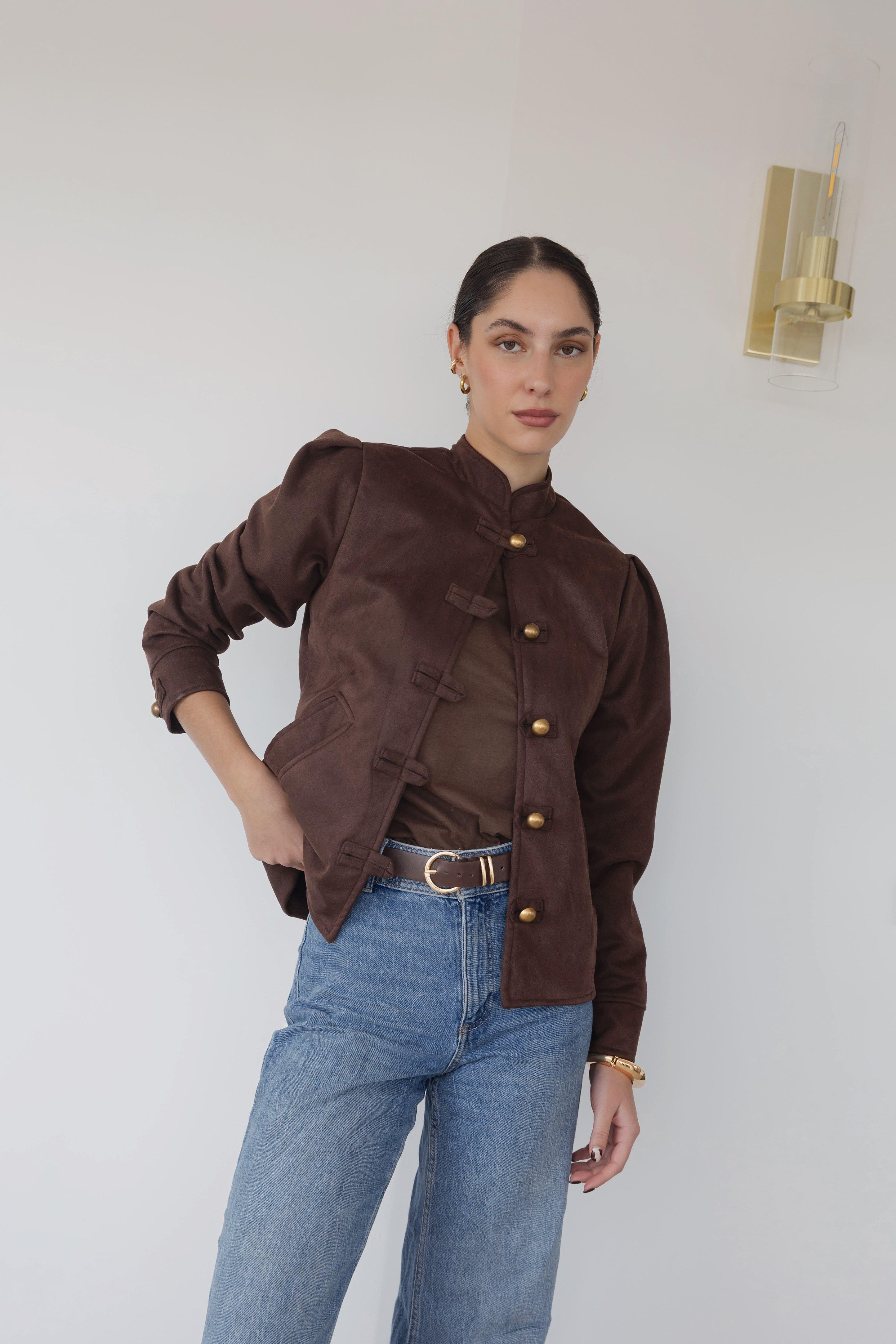 Chaqueta Akane Chocolate
