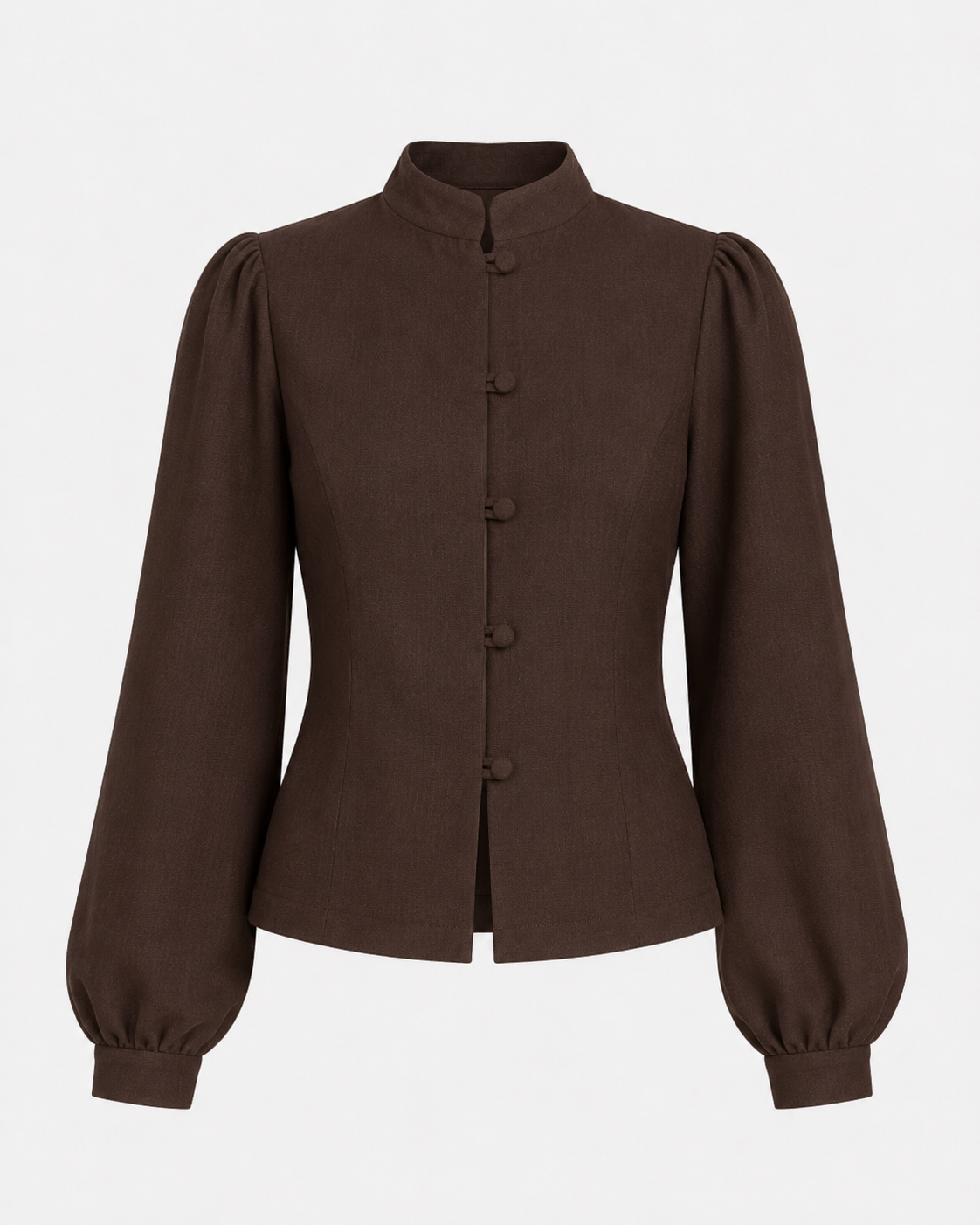 Chaqueta Aster Chocolate Lino