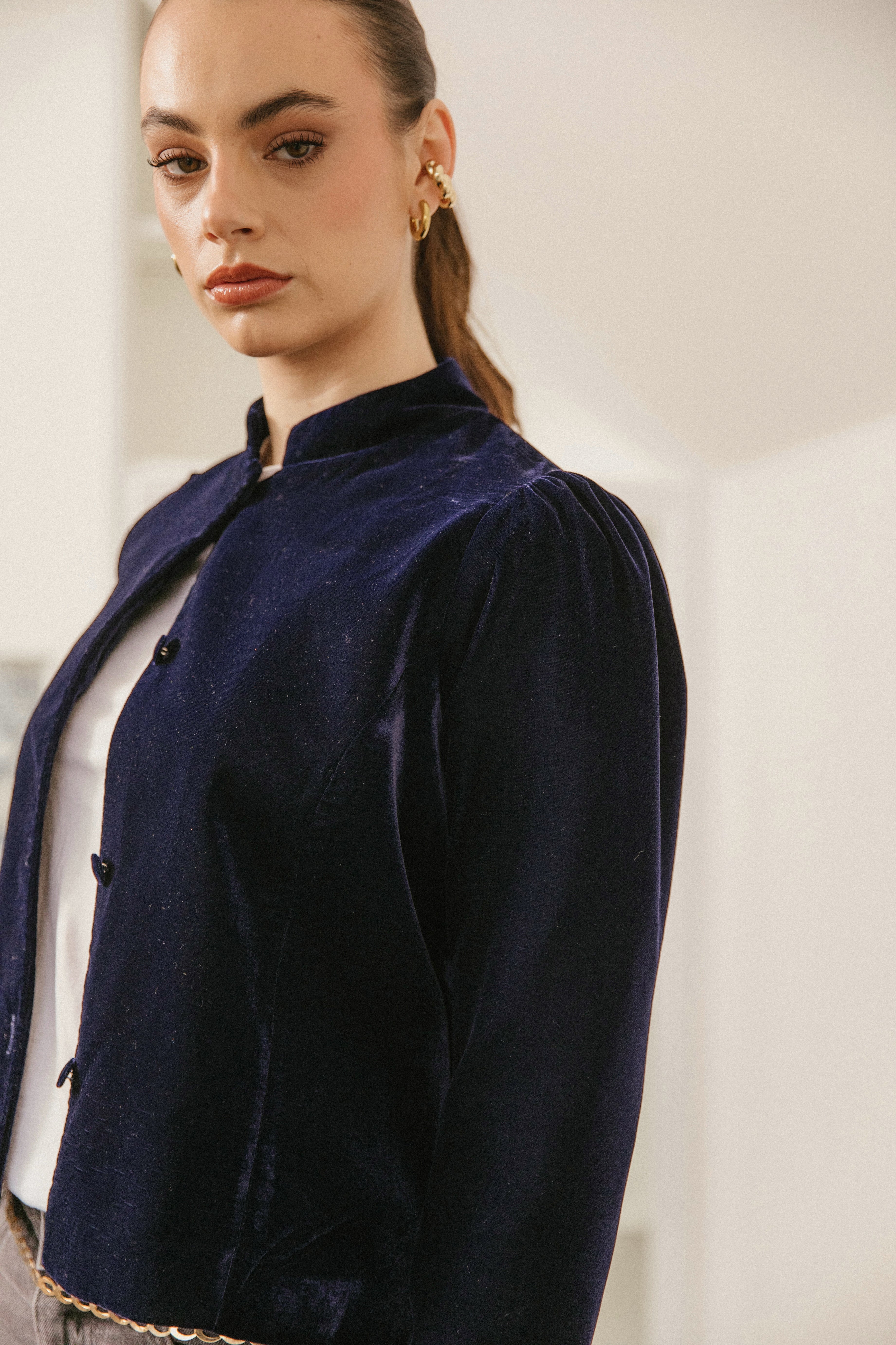 Chaqueta Elegante Allure Azul