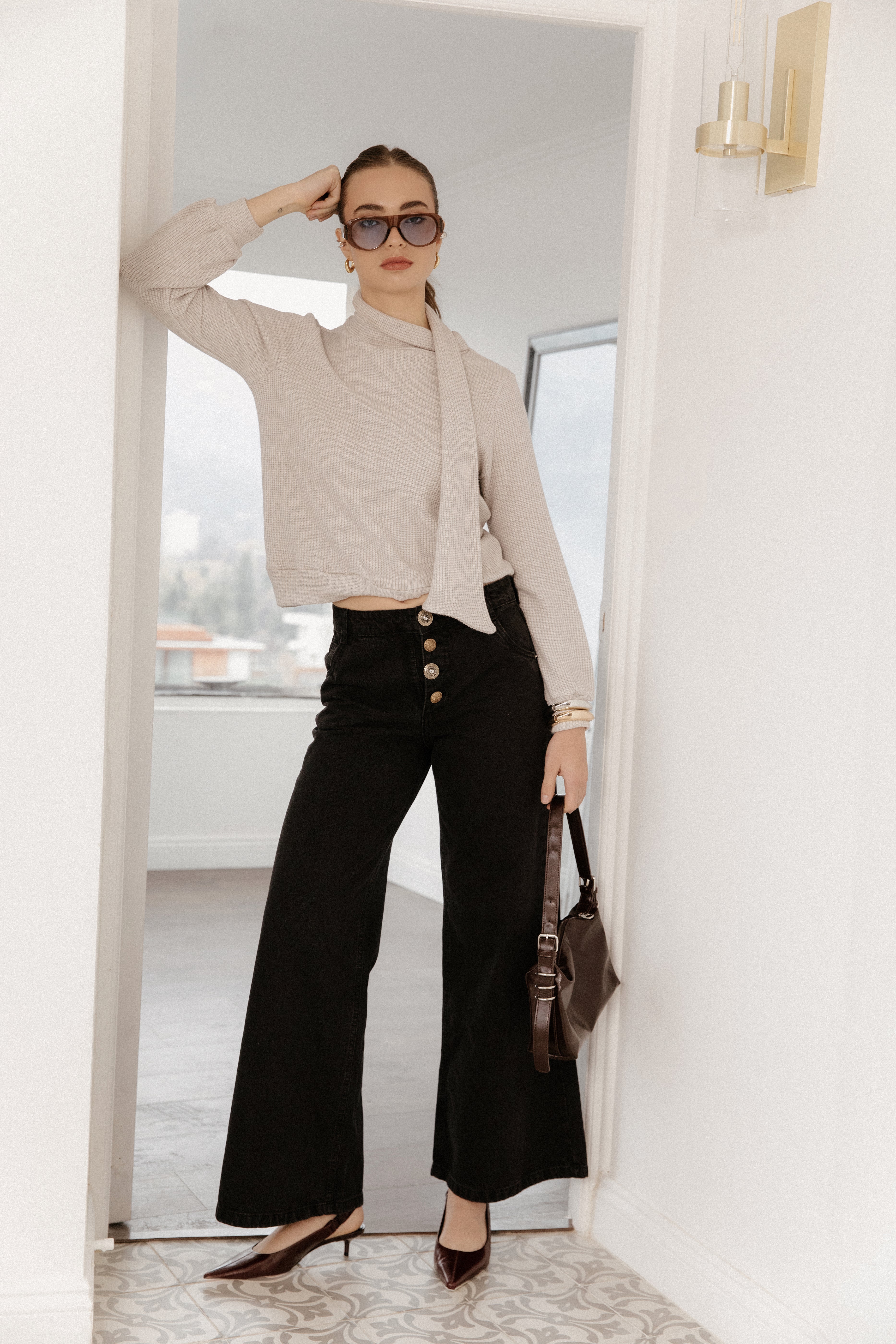 Sweater Dalma Gris Perla