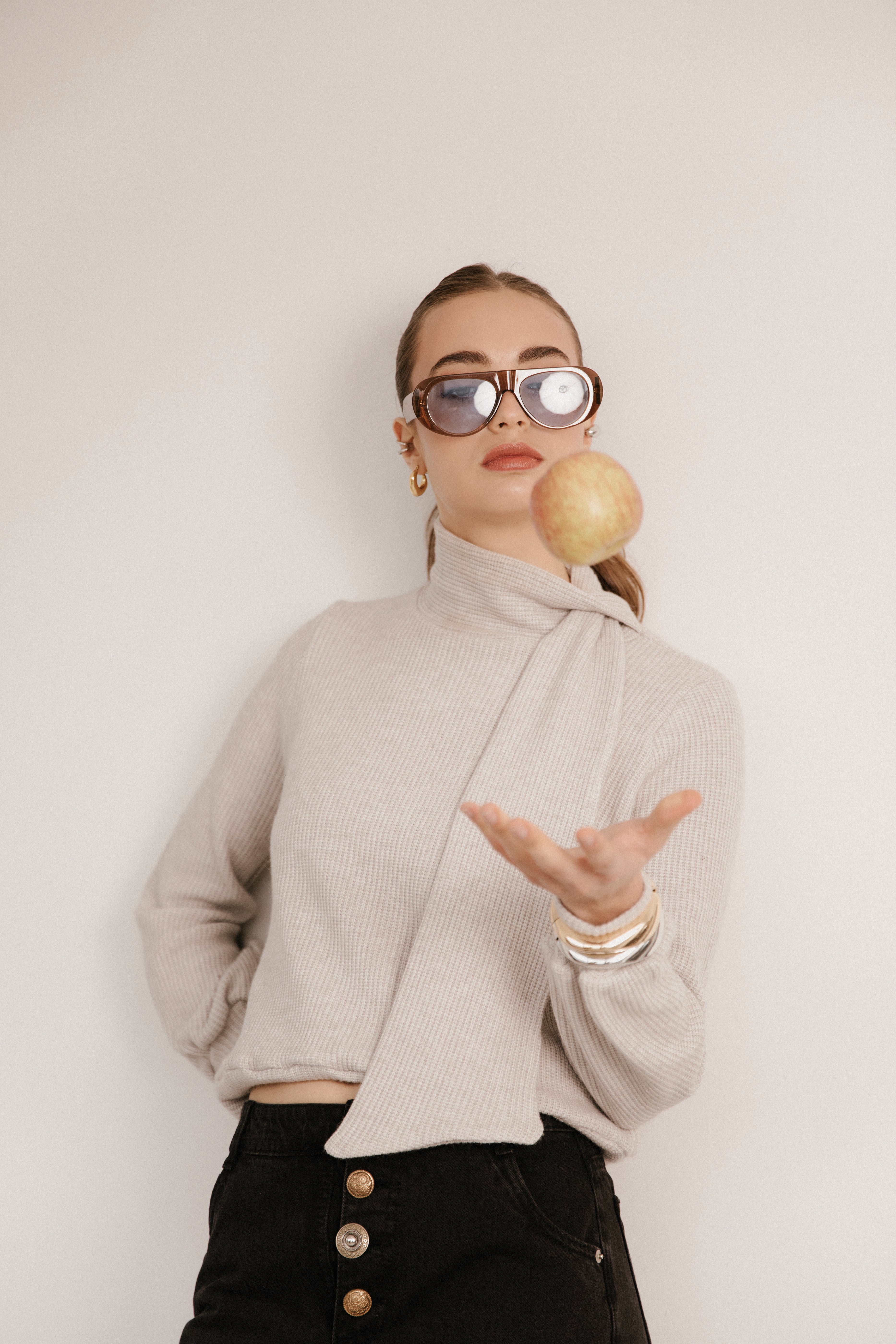 Sweater Dalma Gris Perla