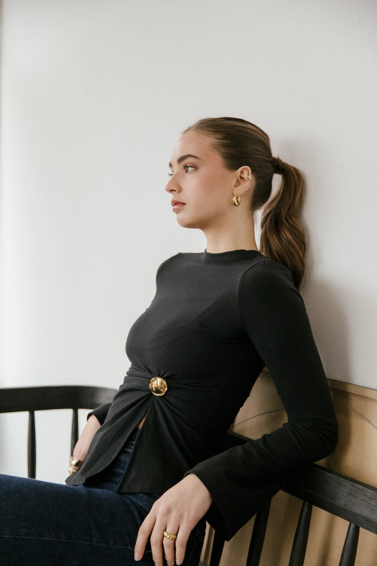 Top Amira Negro
