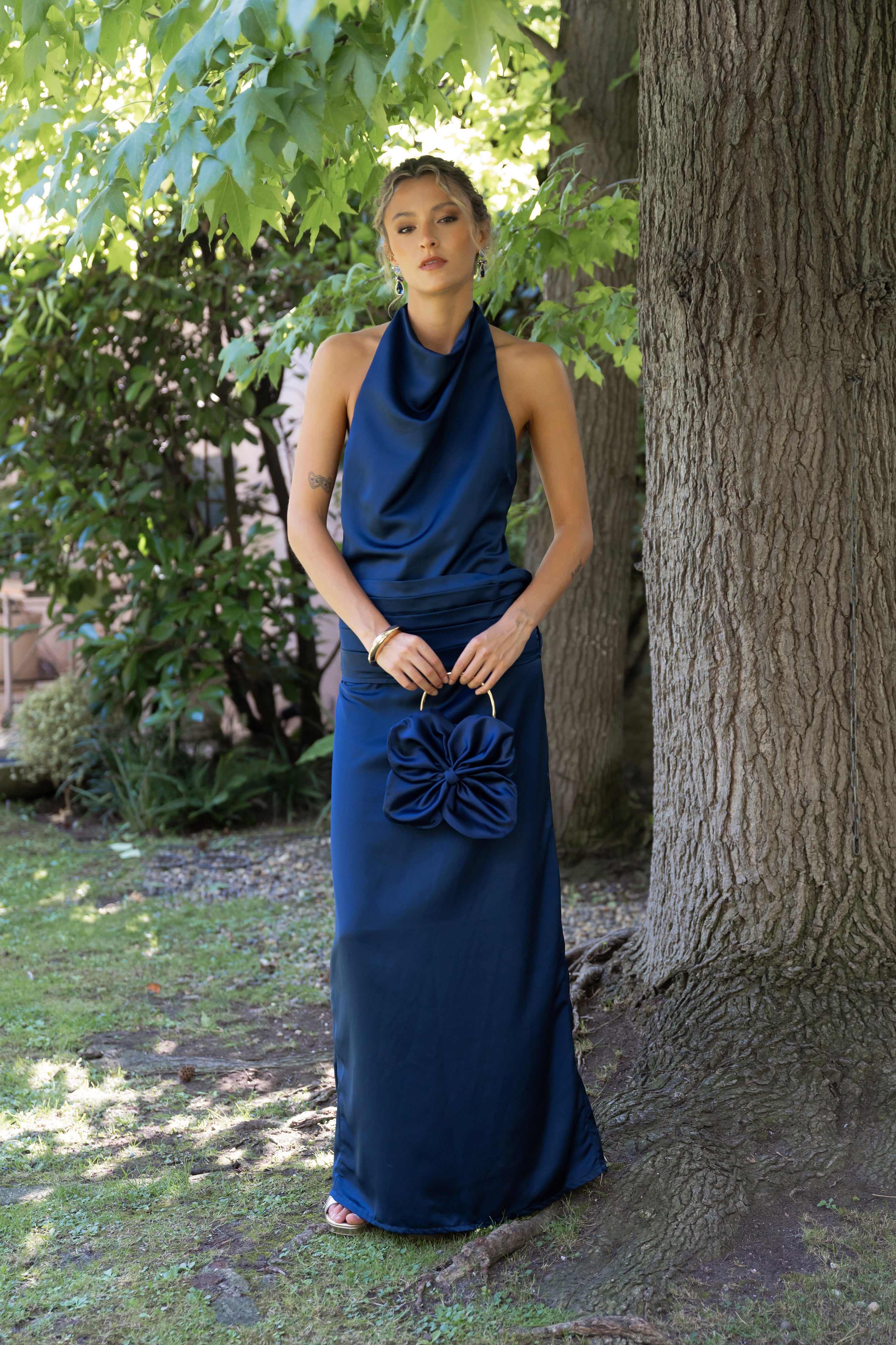 Vestido Fiesta Ángeles Azul