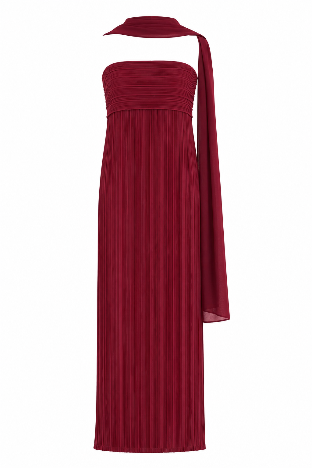 Vestido Cattia Burdeo