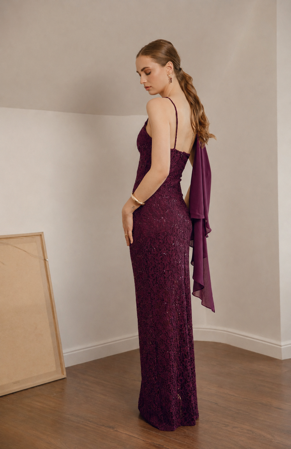Vestido Fiesta Gema Morado