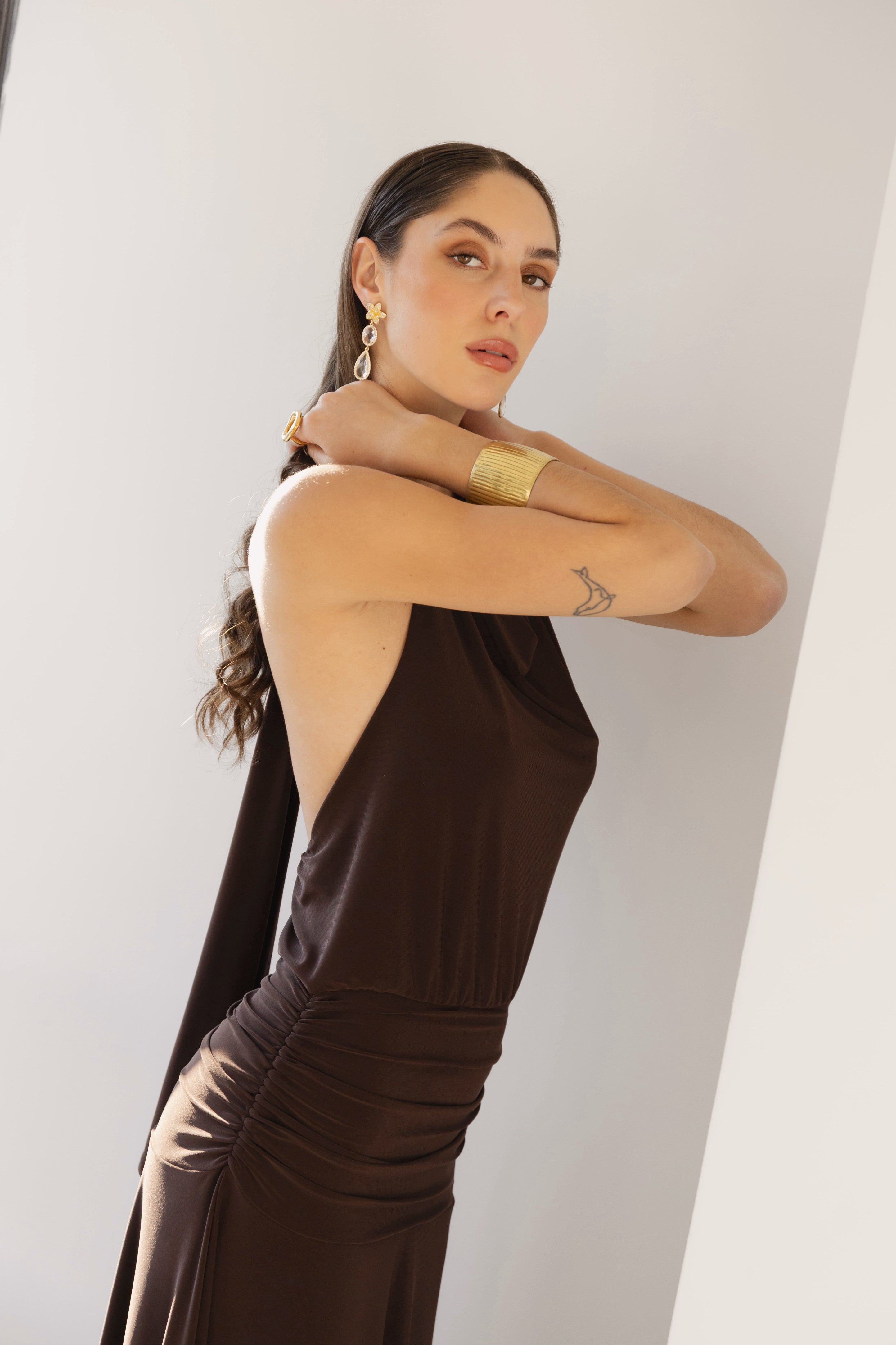 Vestido Fiesta Gala Mocca