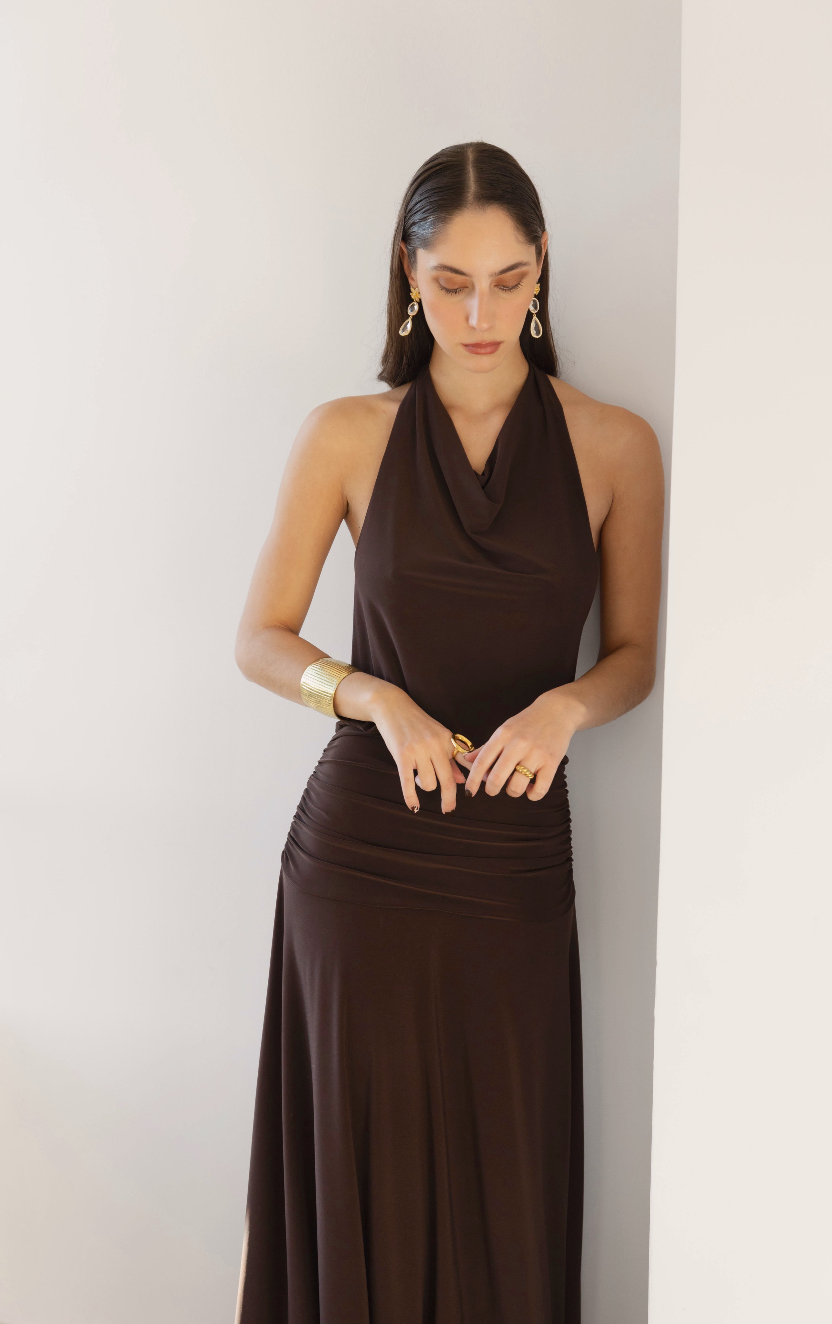 Vestido Fiesta Gala Mocca