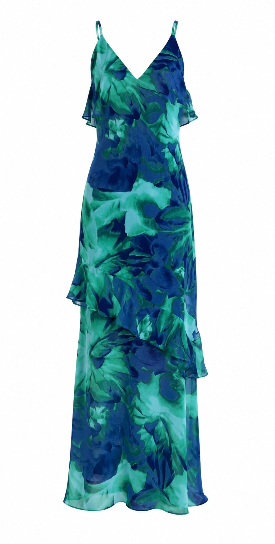 Vestido Azalea Azul Print Fiesta
