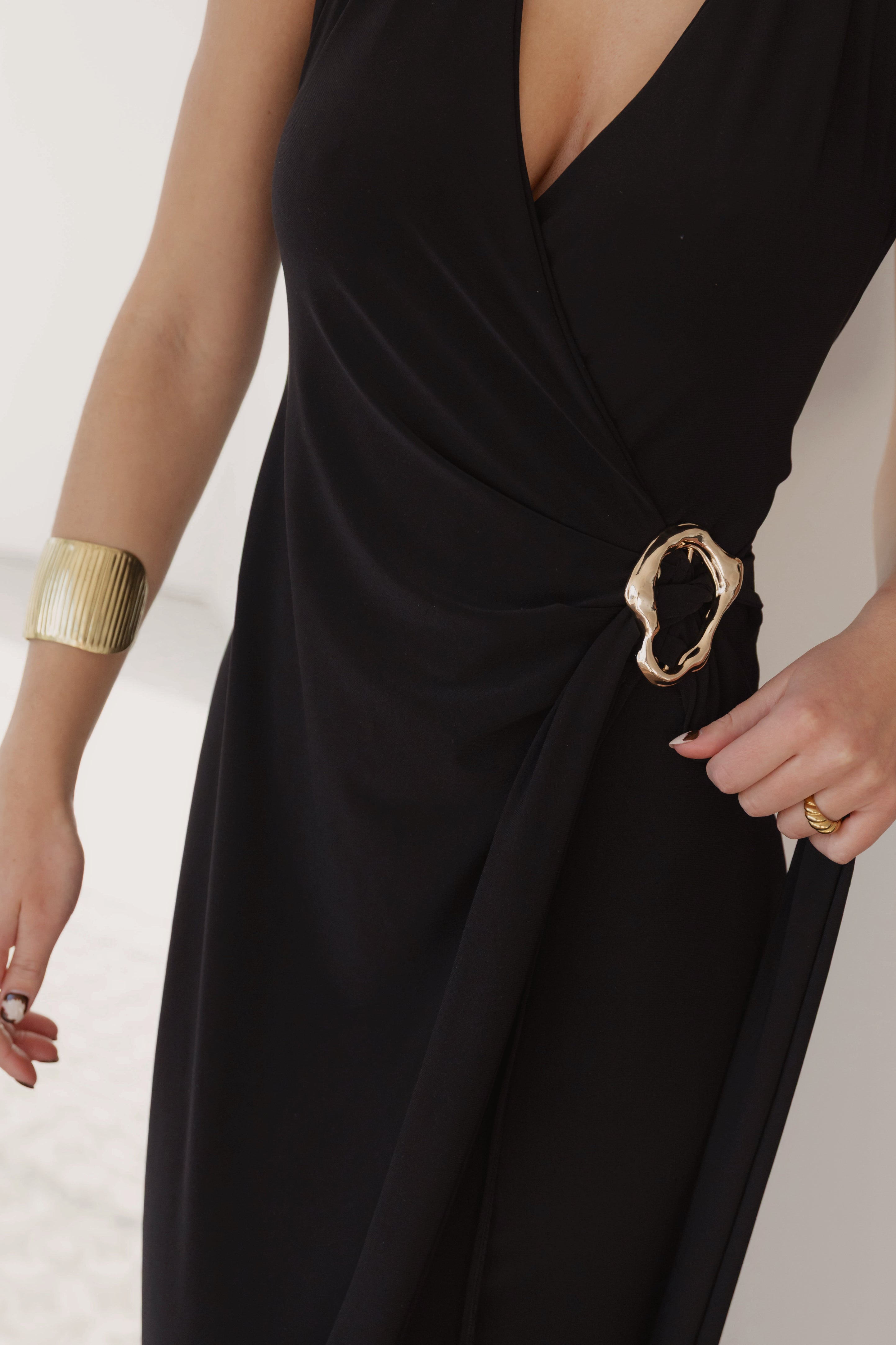Vestido Fiesta Nina Negro