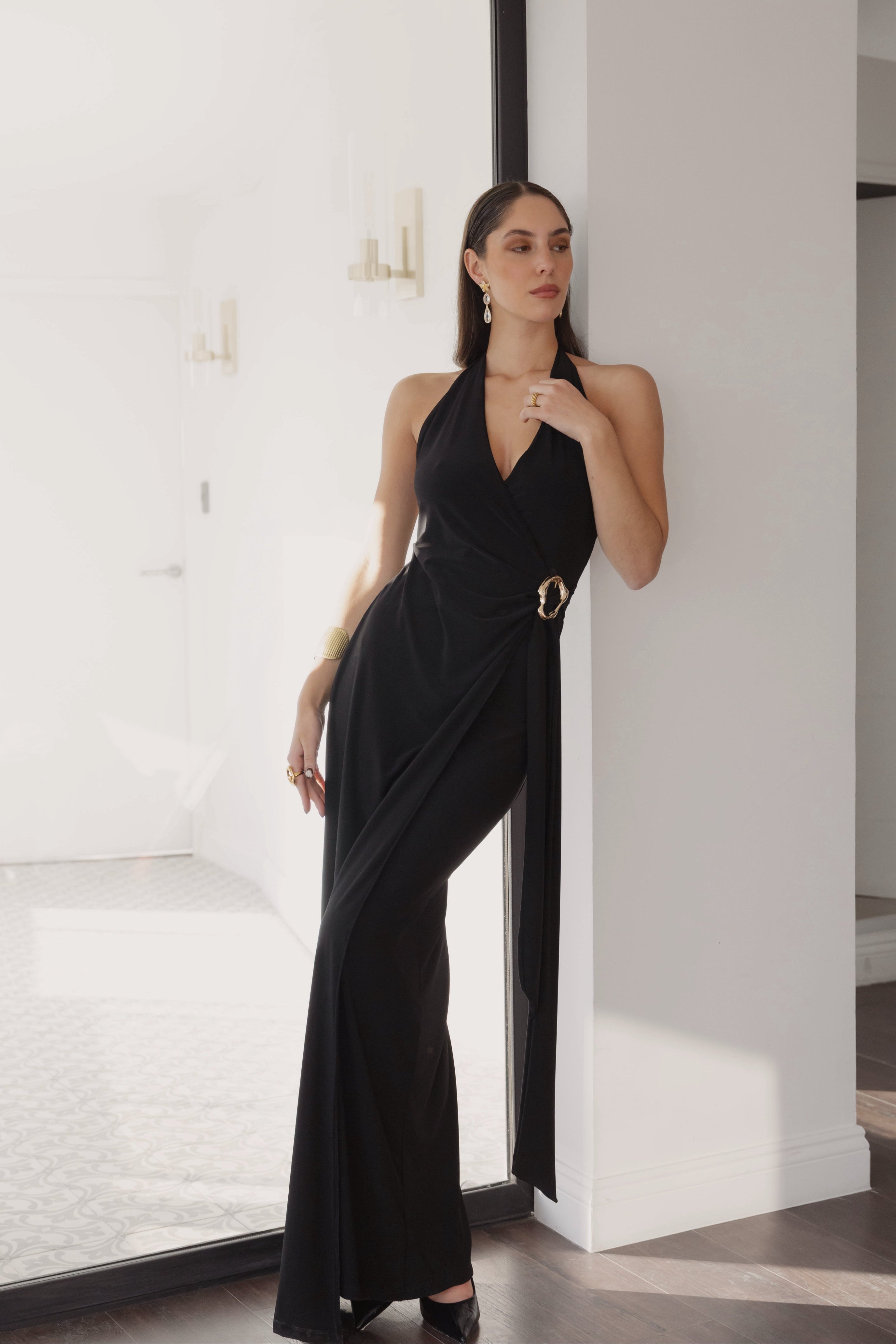 Vestido Fiesta Nina Negro