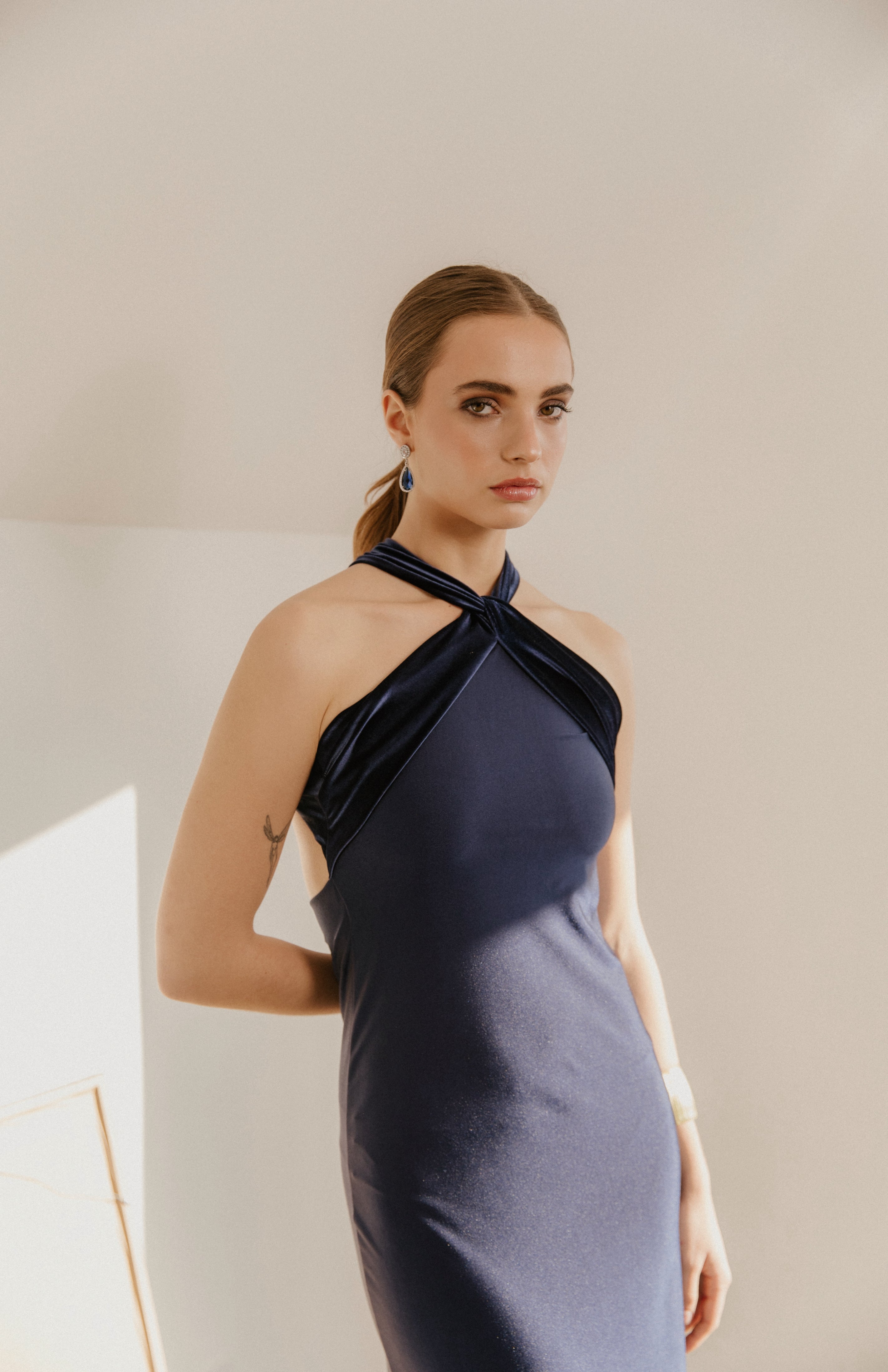 Vestido Fiesta Faustina Azul